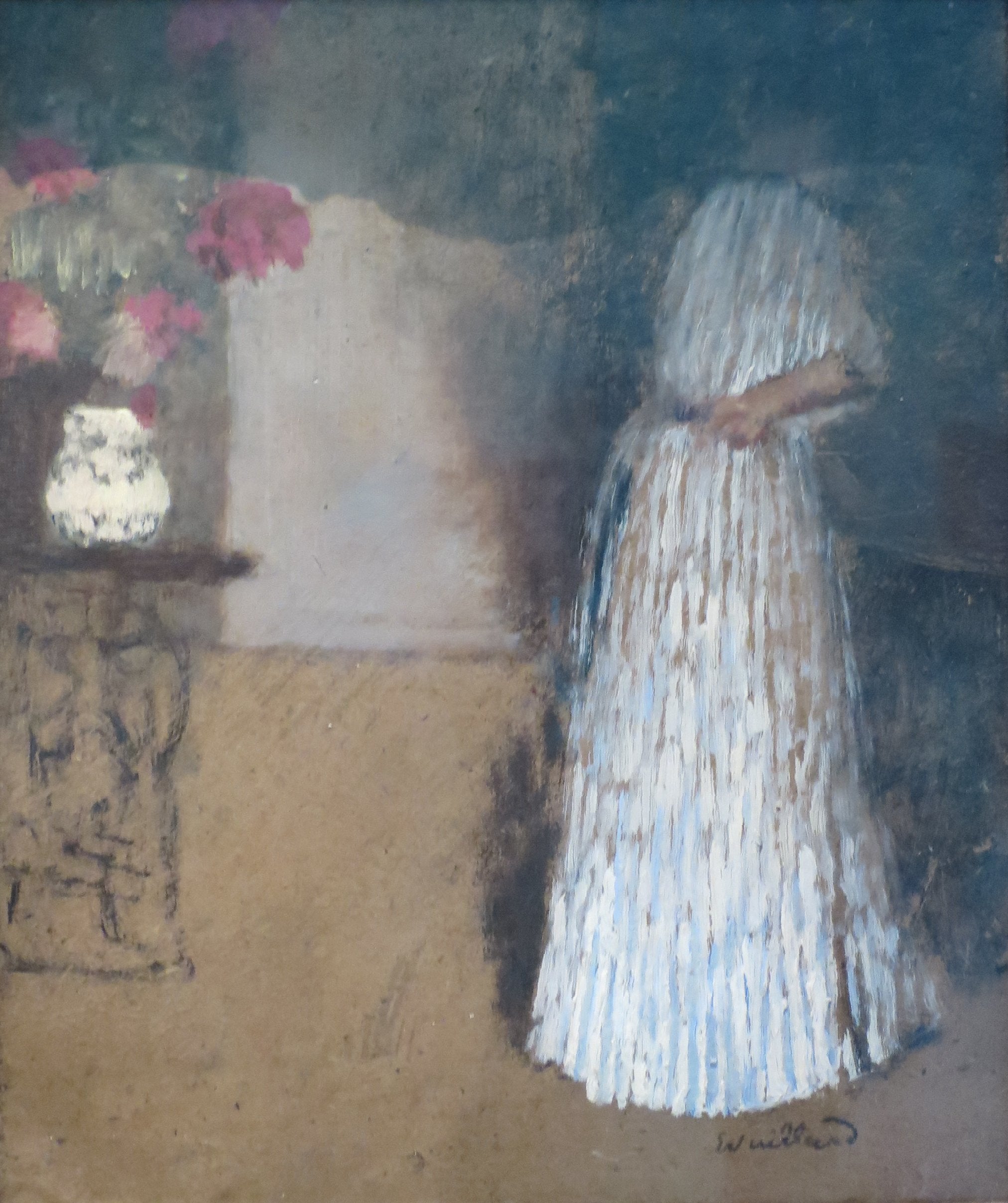 Jeune femme dans une pièce - Édouard Vuillard