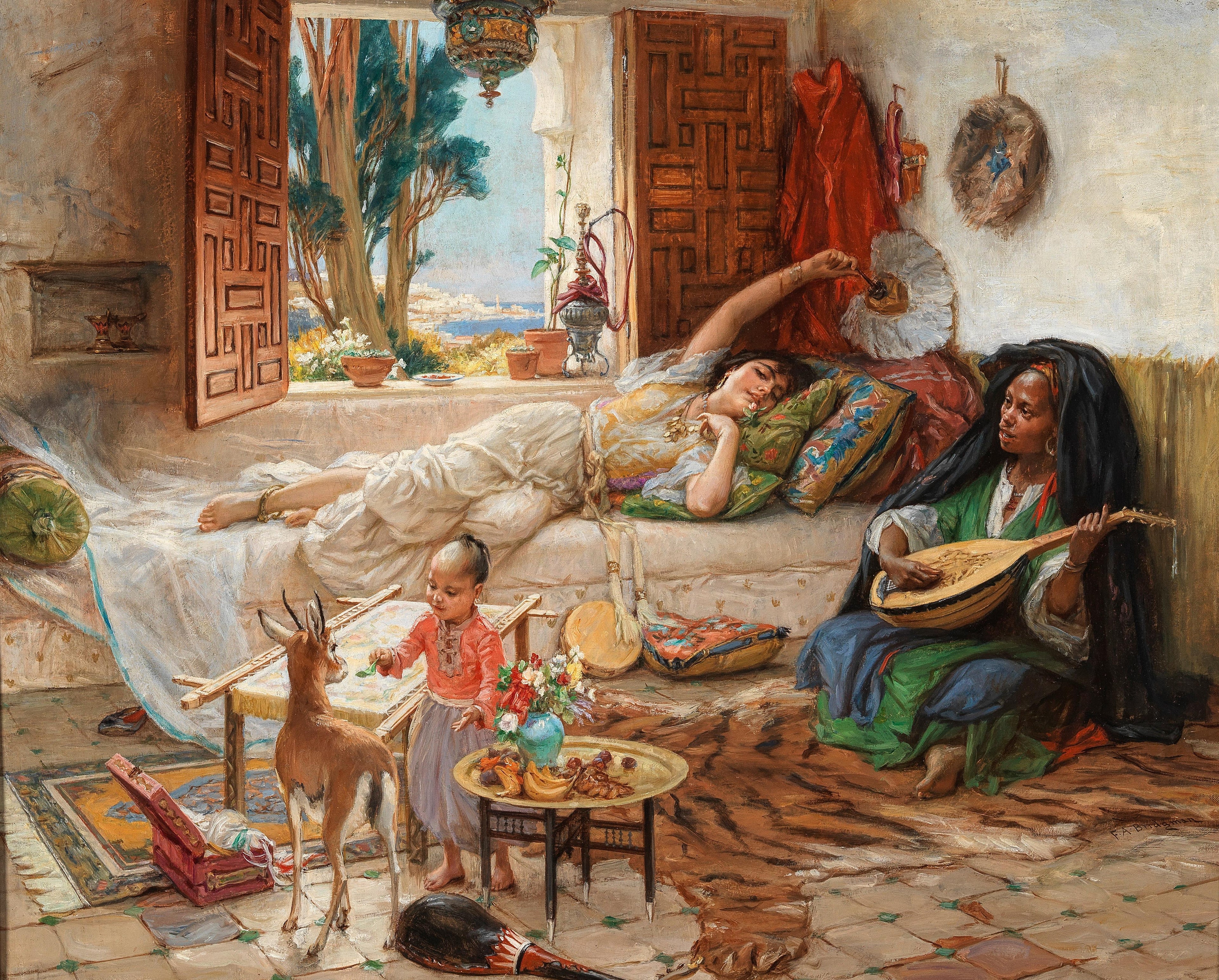 Un après-midi à Alger - Frederick Arthur Bridgman