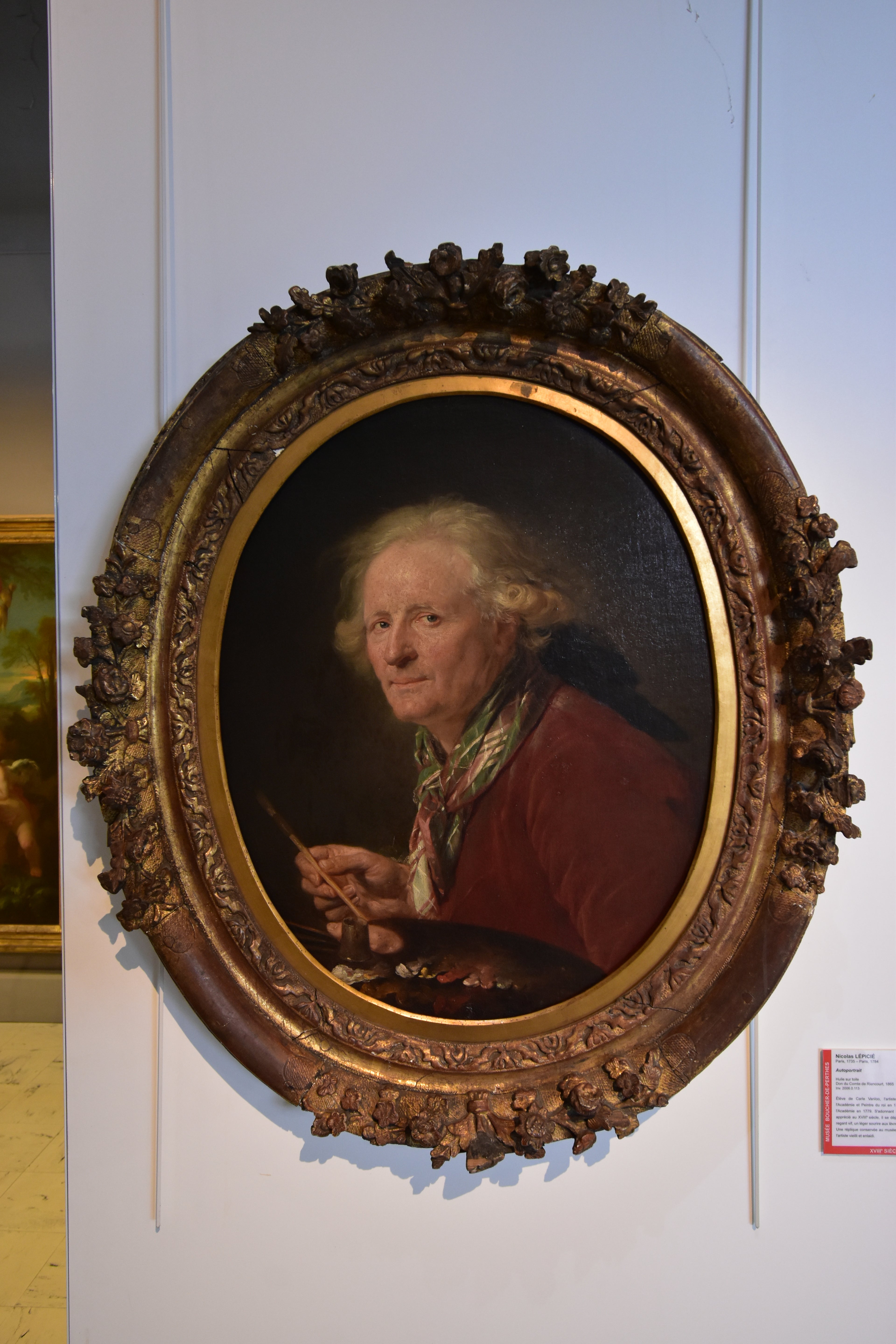 Autoportrait - Nicolas-Bernard Lépicié