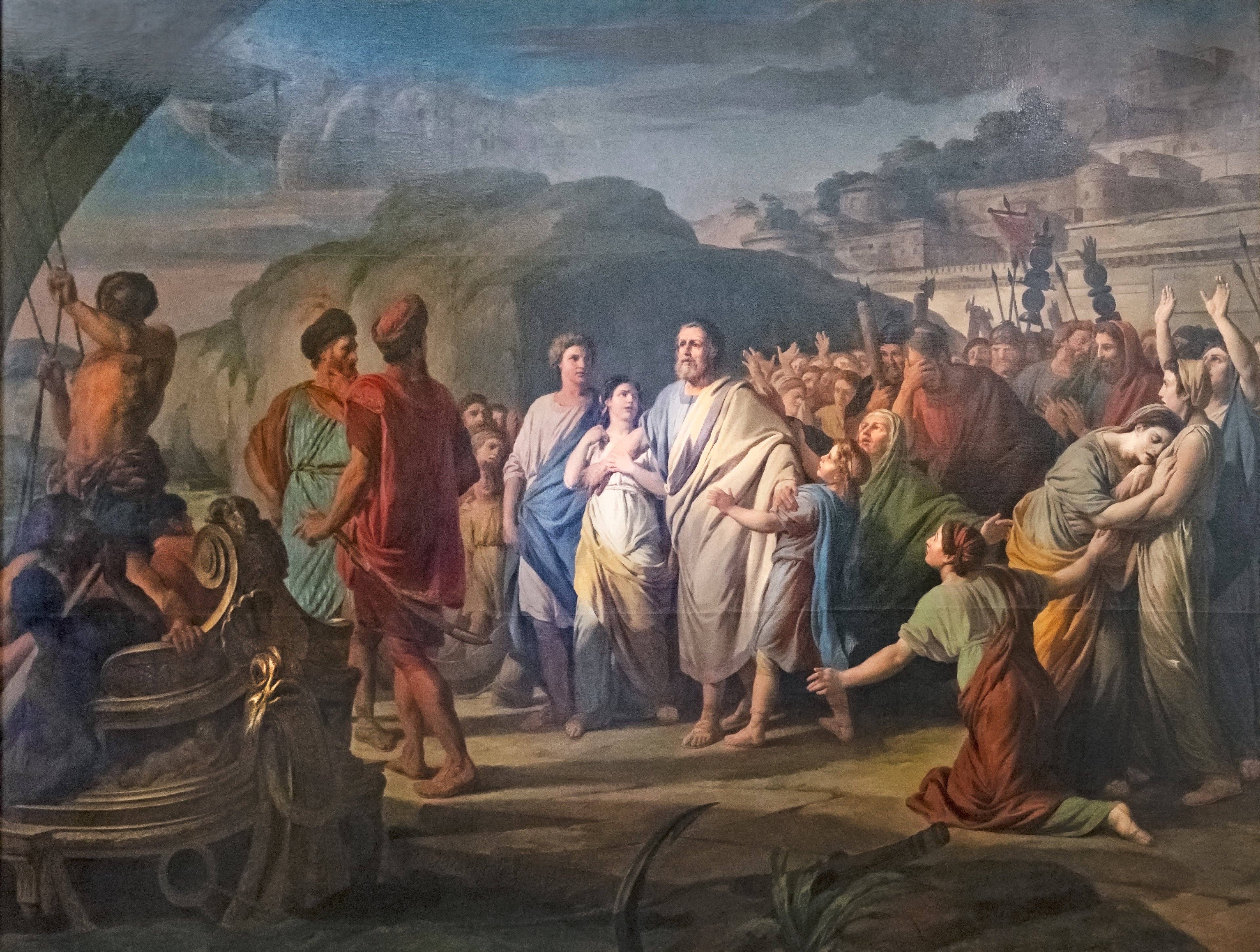 Régulus sort de Rome pour se rendre à Carthage - Nicolas-Bernard Lépicié