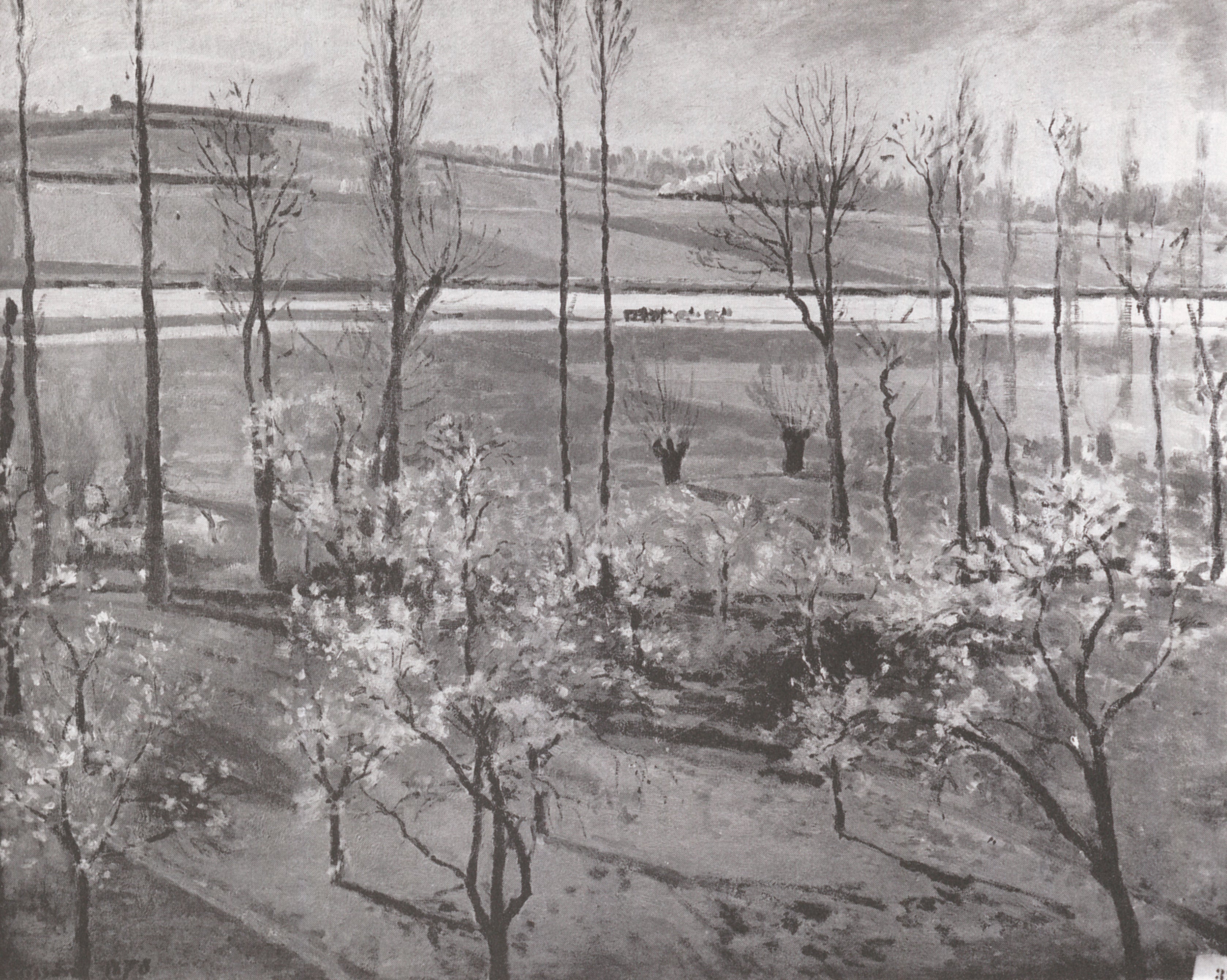 Reproduction du tableau « Bords de l'Oise, le Chou, Pontoise - Camille Pissarro » par Alpha Reproduction en peinture à l’huile