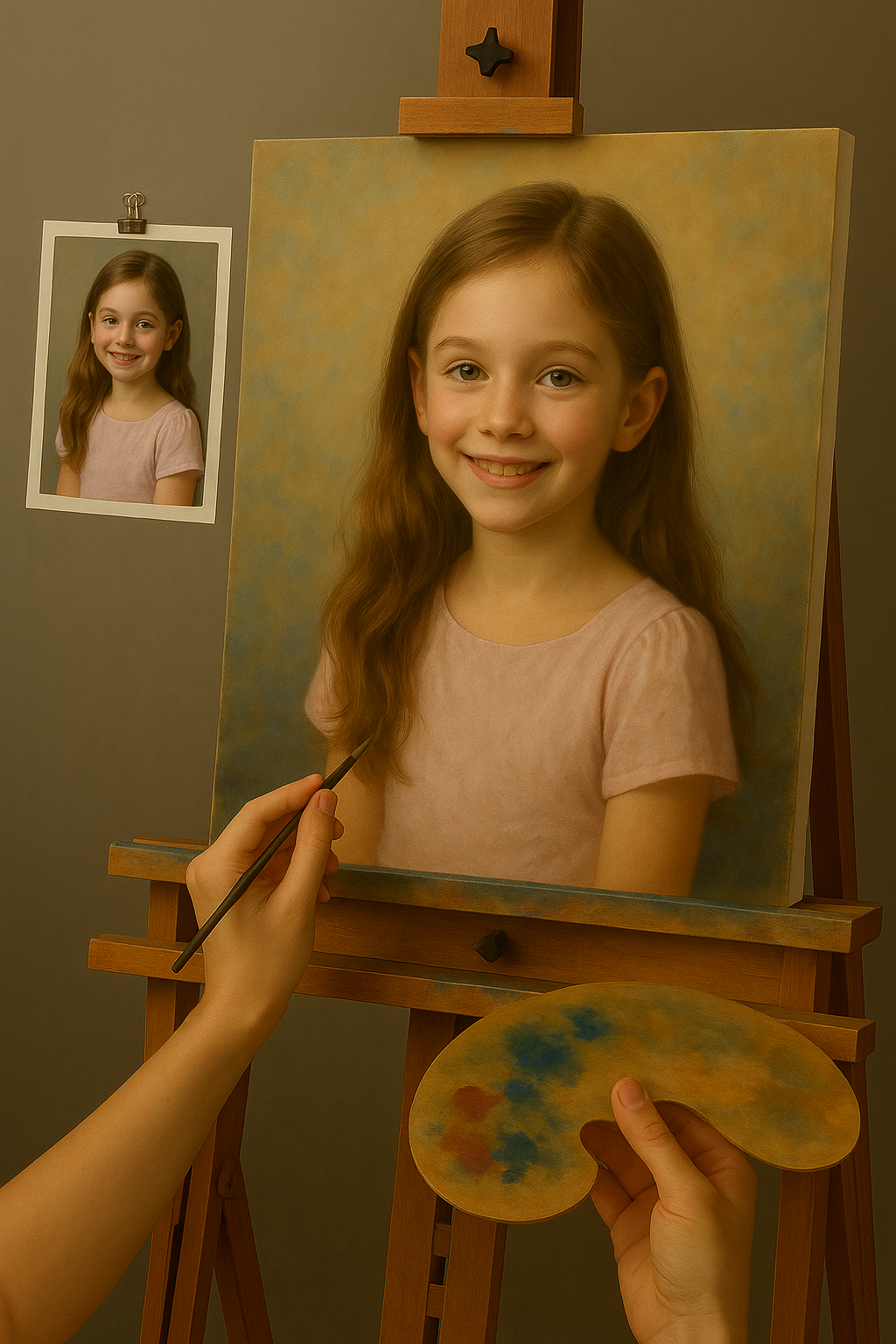 🎨 맞춤형 어린이 그림 – 독특한 유화