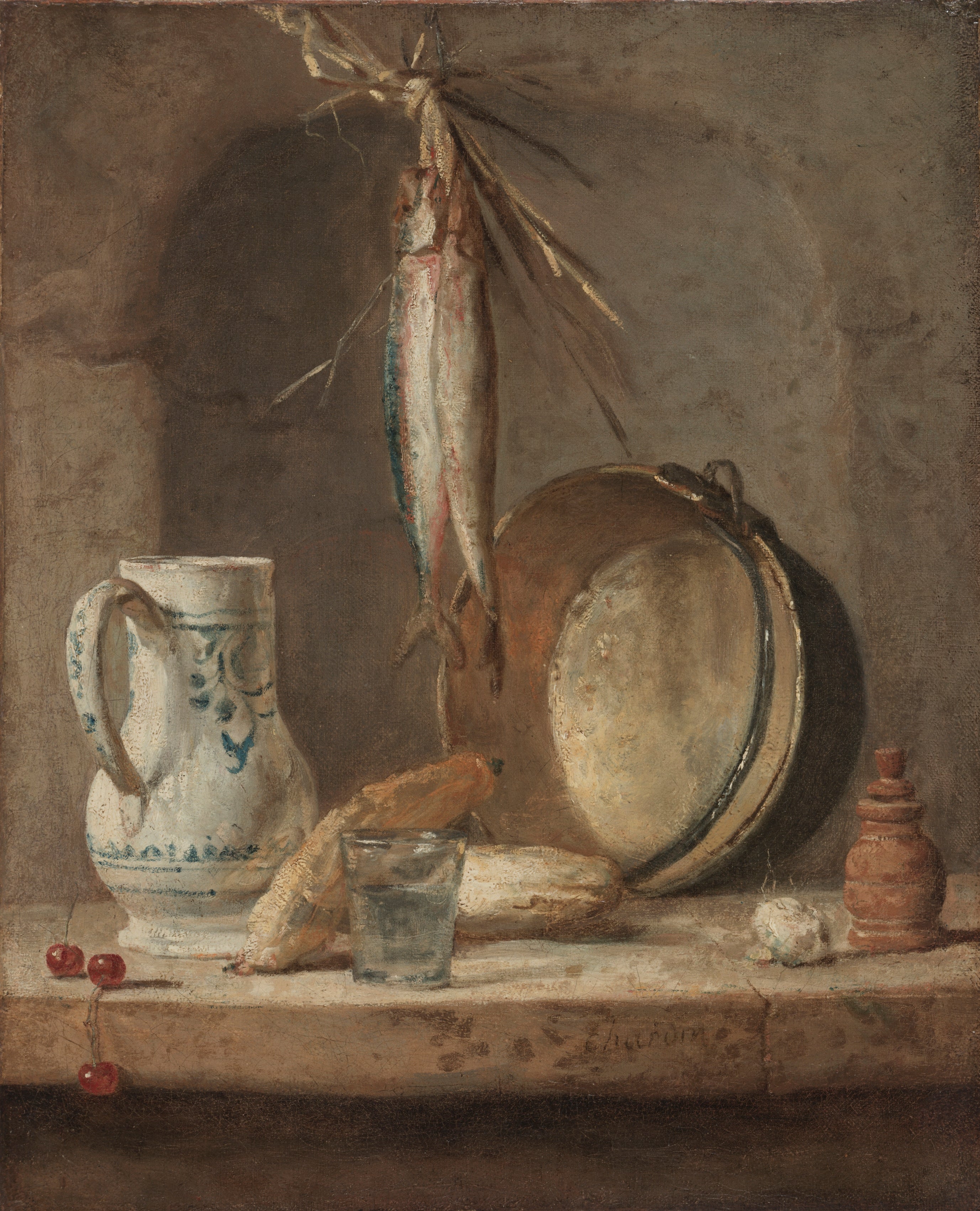 Nature morte aux harengs - Jean Siméon Chardin