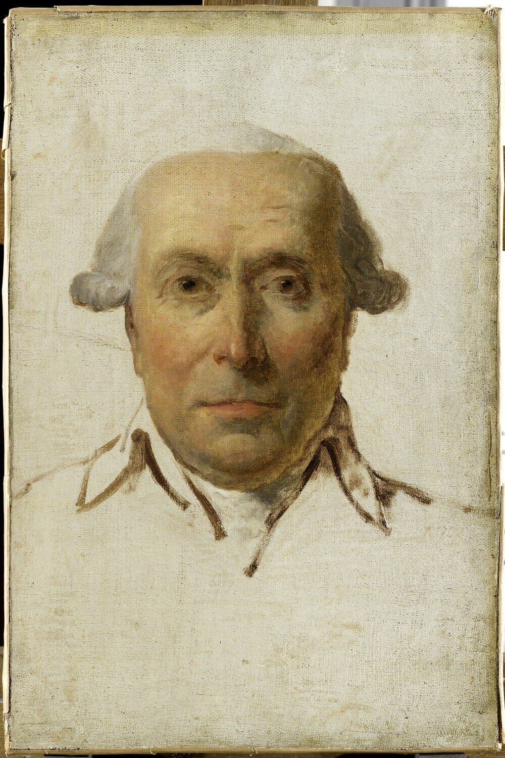 Reproduction du tableau « Portrait présumé de Le Goazre de Kervélégan - Jacques-Louis David » par Alpha Reproduction en peinture à l’huile