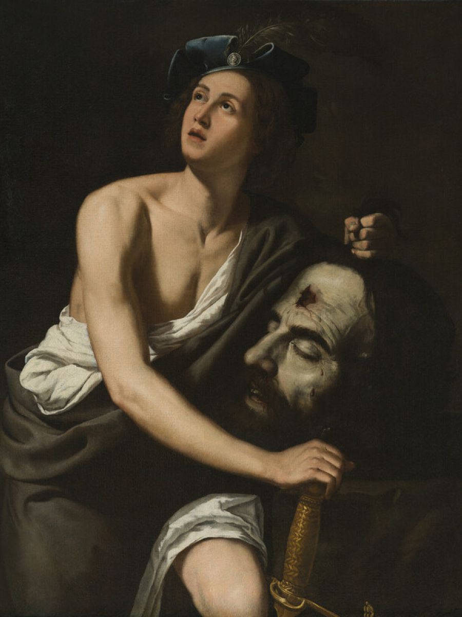 David avec la tête de Goliath - Artemisia Gentileschi