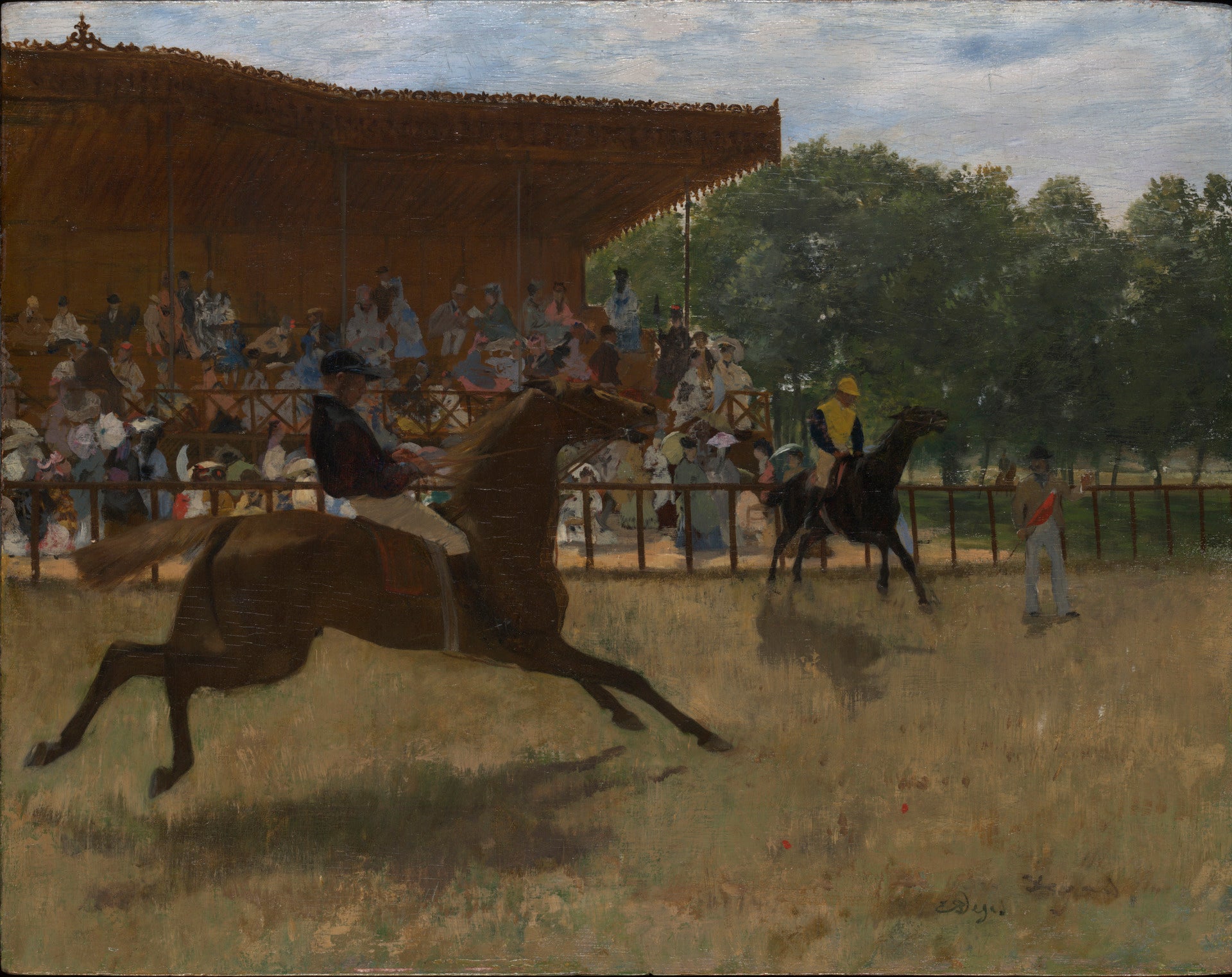 Reproduction du tableau « Le faux départ - Edgar Degas » par Alpha Reproduction en peinture à l’huile