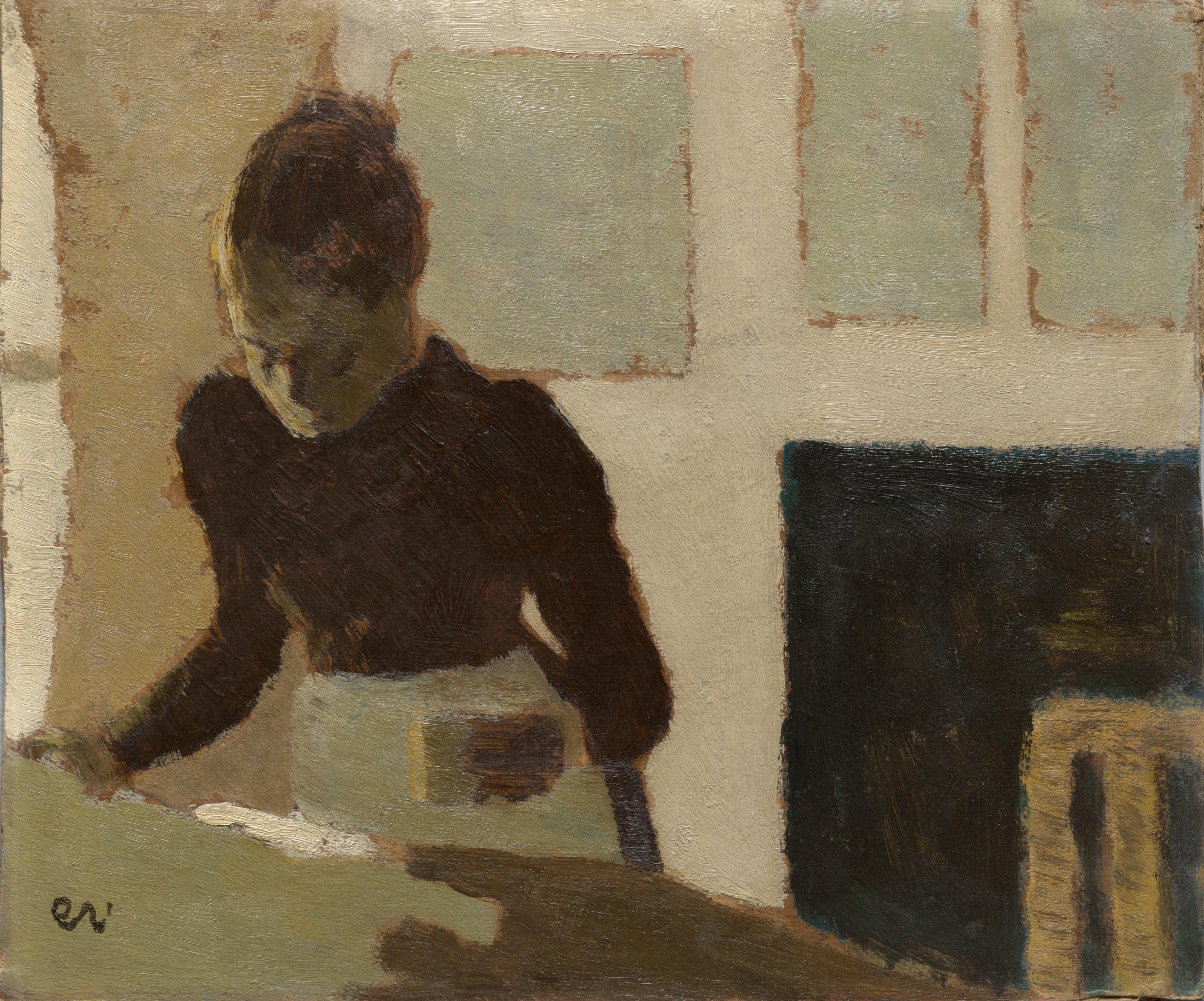 Femme repassant - Édouard Vuillard