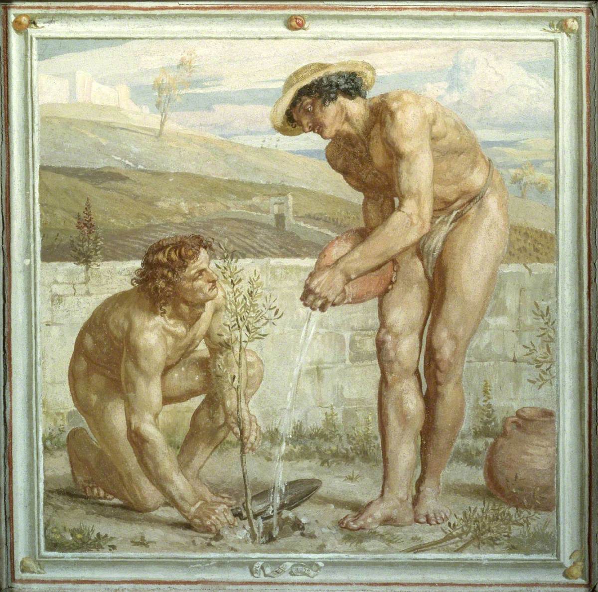 Paul et Apollos - Edward Poynter