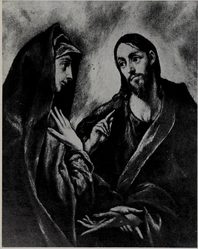 Le Christ prenant congé de sa mère - El Greco