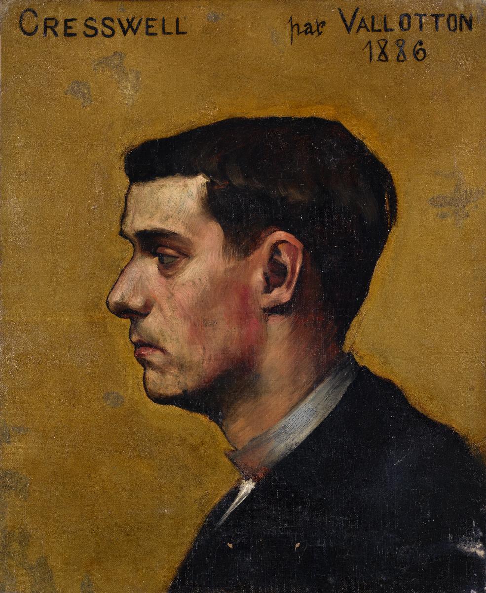 Portrait d'Albert Cresswell - Félix Vallotton