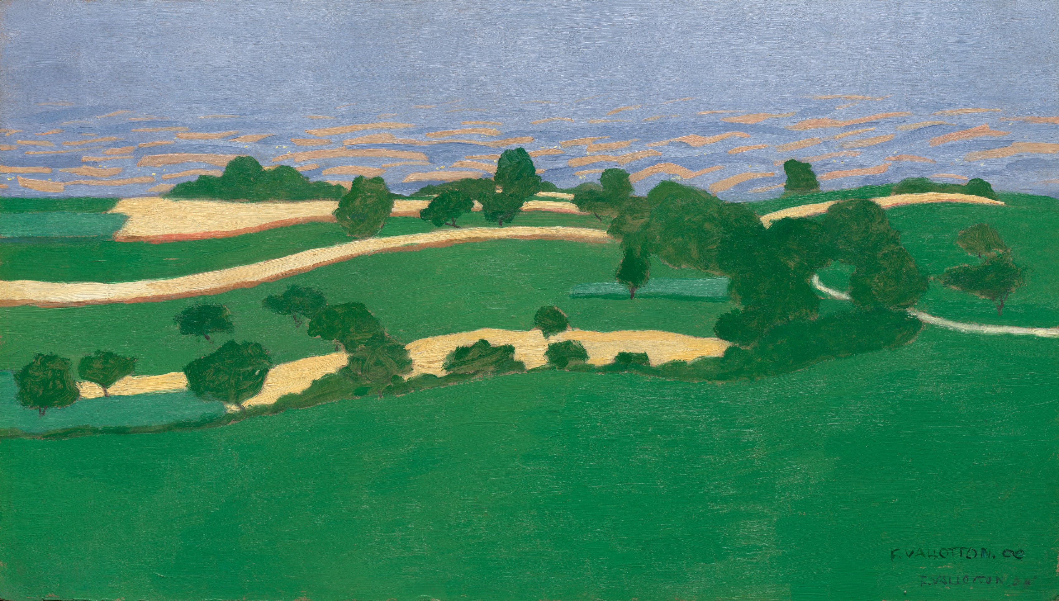 Champs de maïs - Félix Vallotton