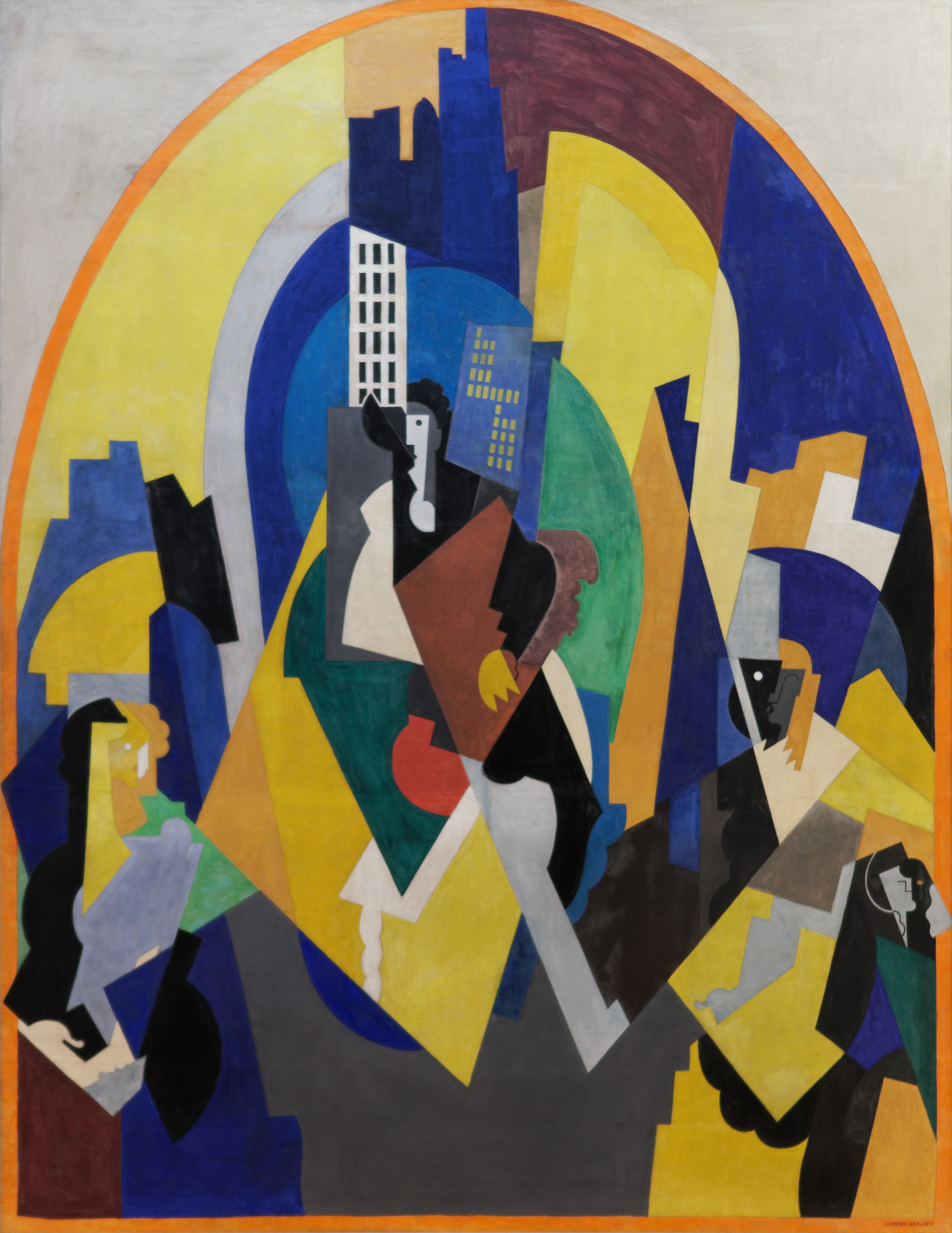 Espace rythmé selon le plan - Albert Gleizes