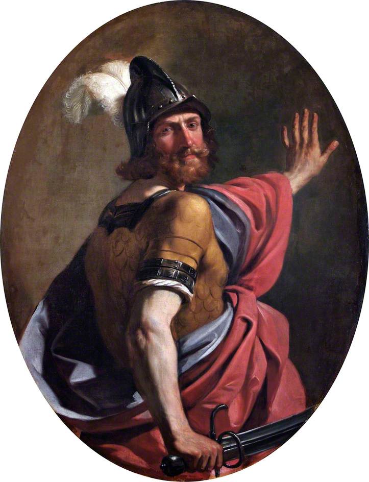 Mars en tant que guerrier - Guercino