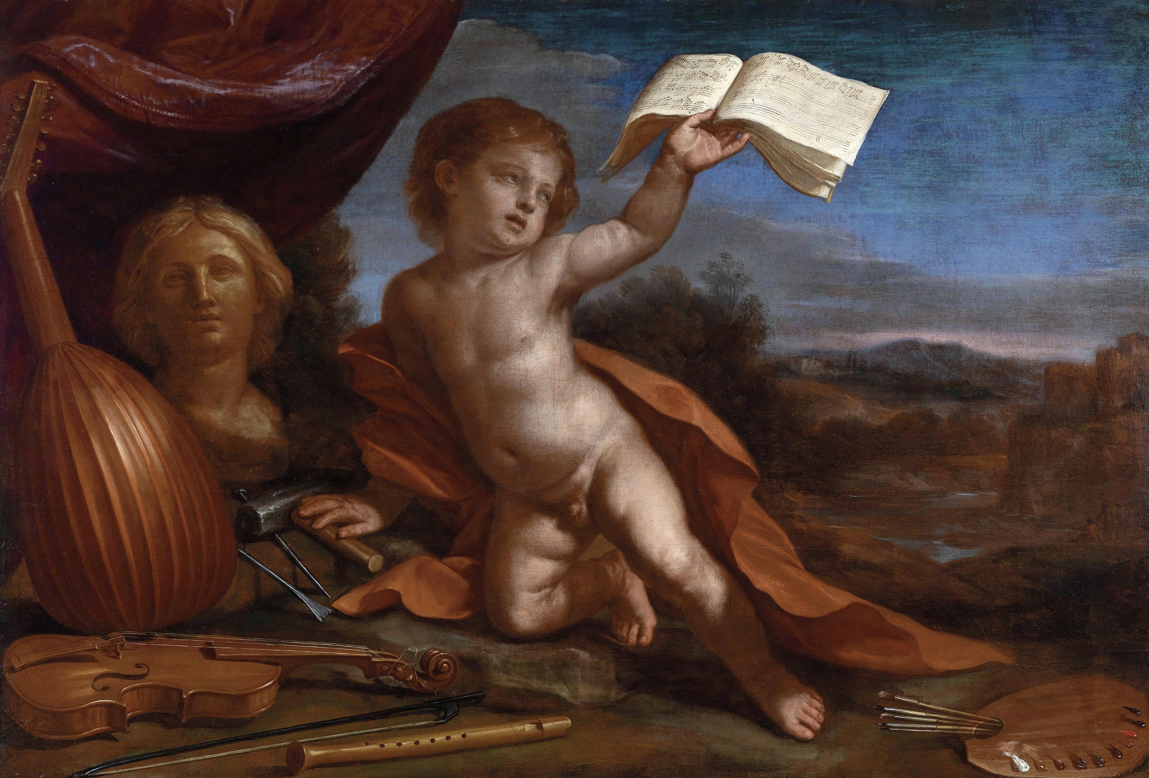 L'amour vertueux - Guercino