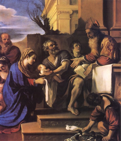 La Présentation de Jésus au Temple - Guercino