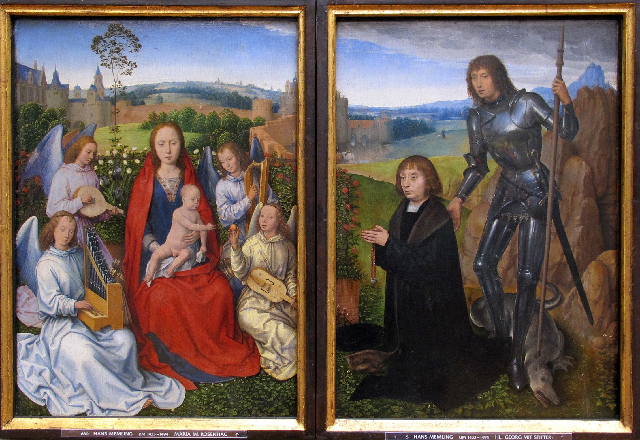 Diptyque de Munich - Hans Memling