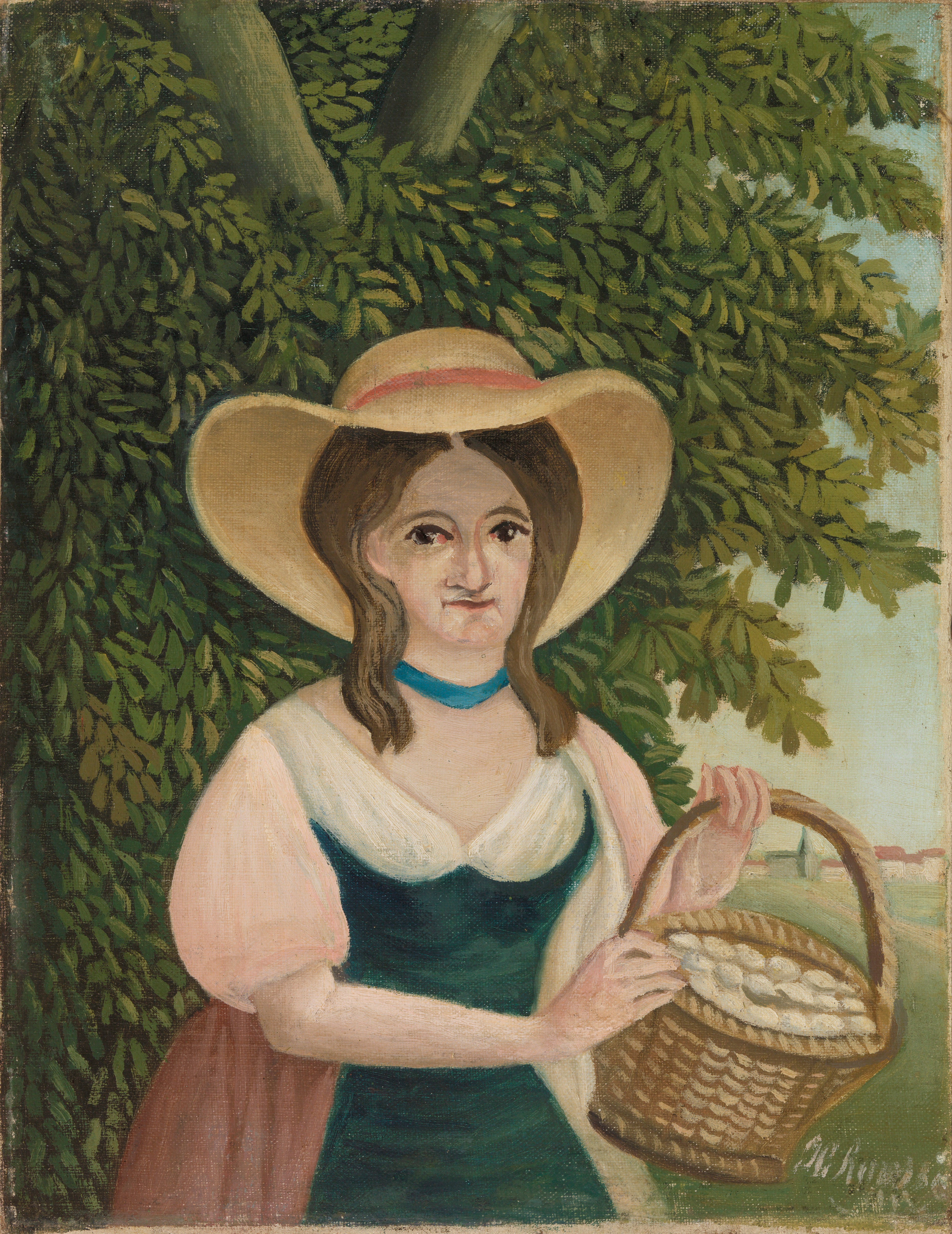La Femme au panier d'œufs - Henri Rousseau