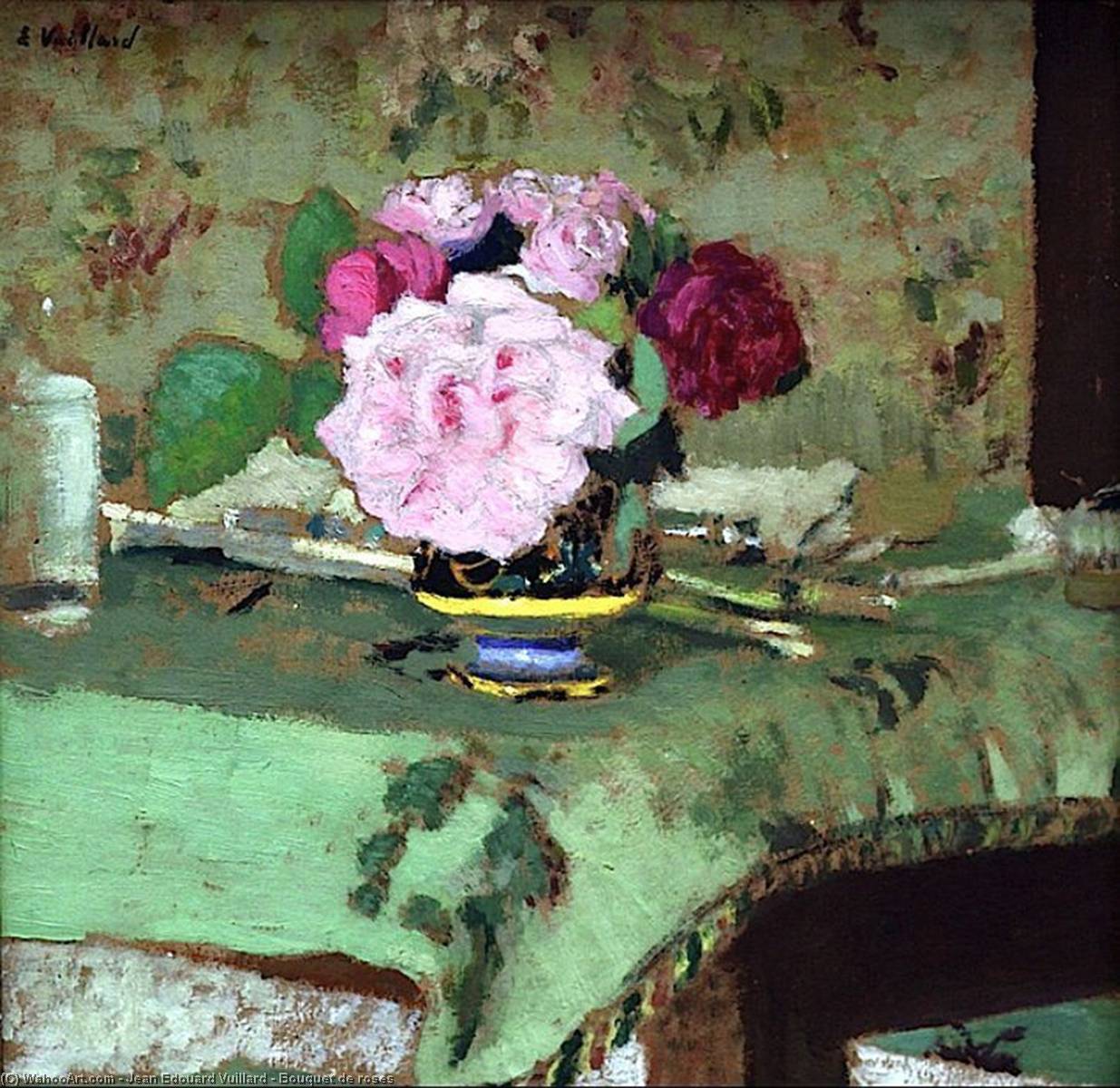 Bouquet de roses - Édouard Vuillard