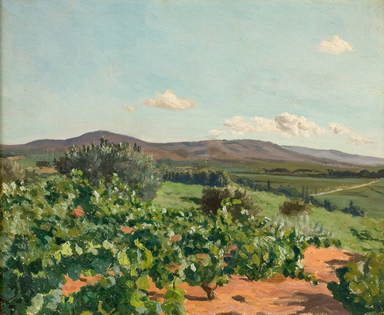 Reproduction du tableau « Étude pour une vendange - Frédéric Bazille » par Alpha Reproduction en peinture à l’huile