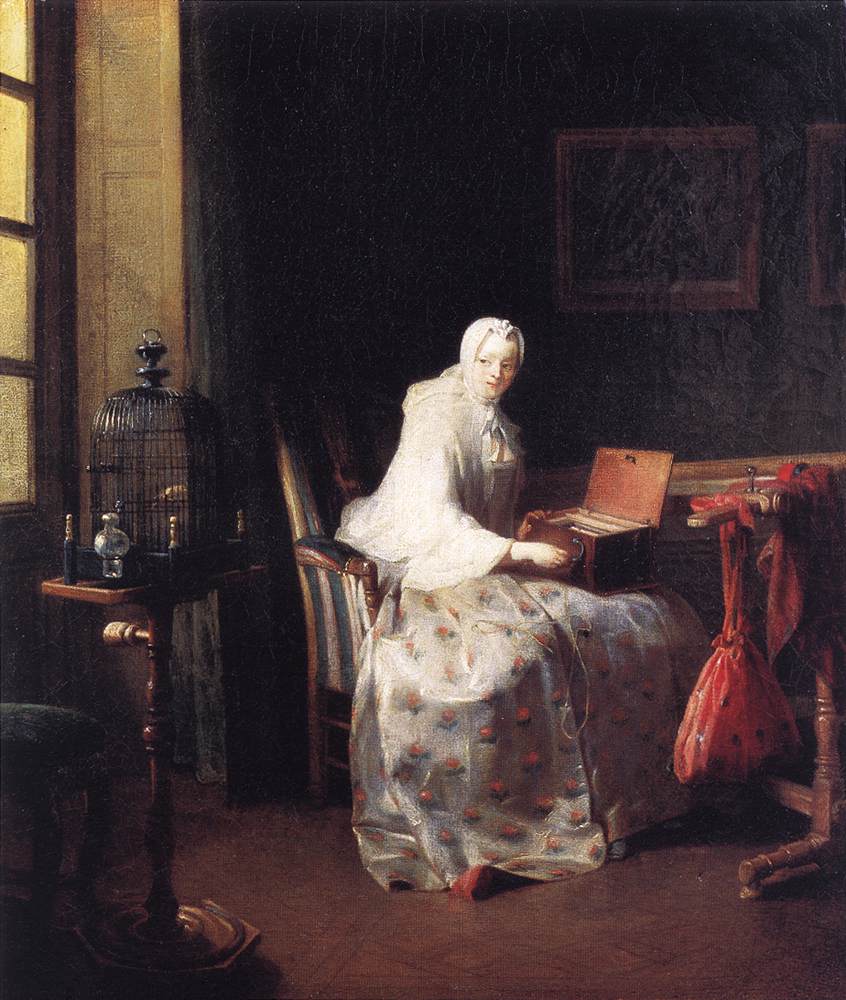 La Serinette - Jean Siméon Chardin