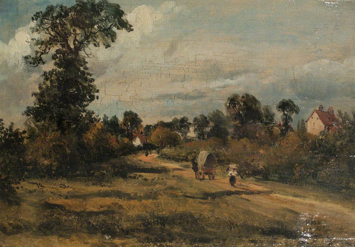 Une route de campagne - John Constable