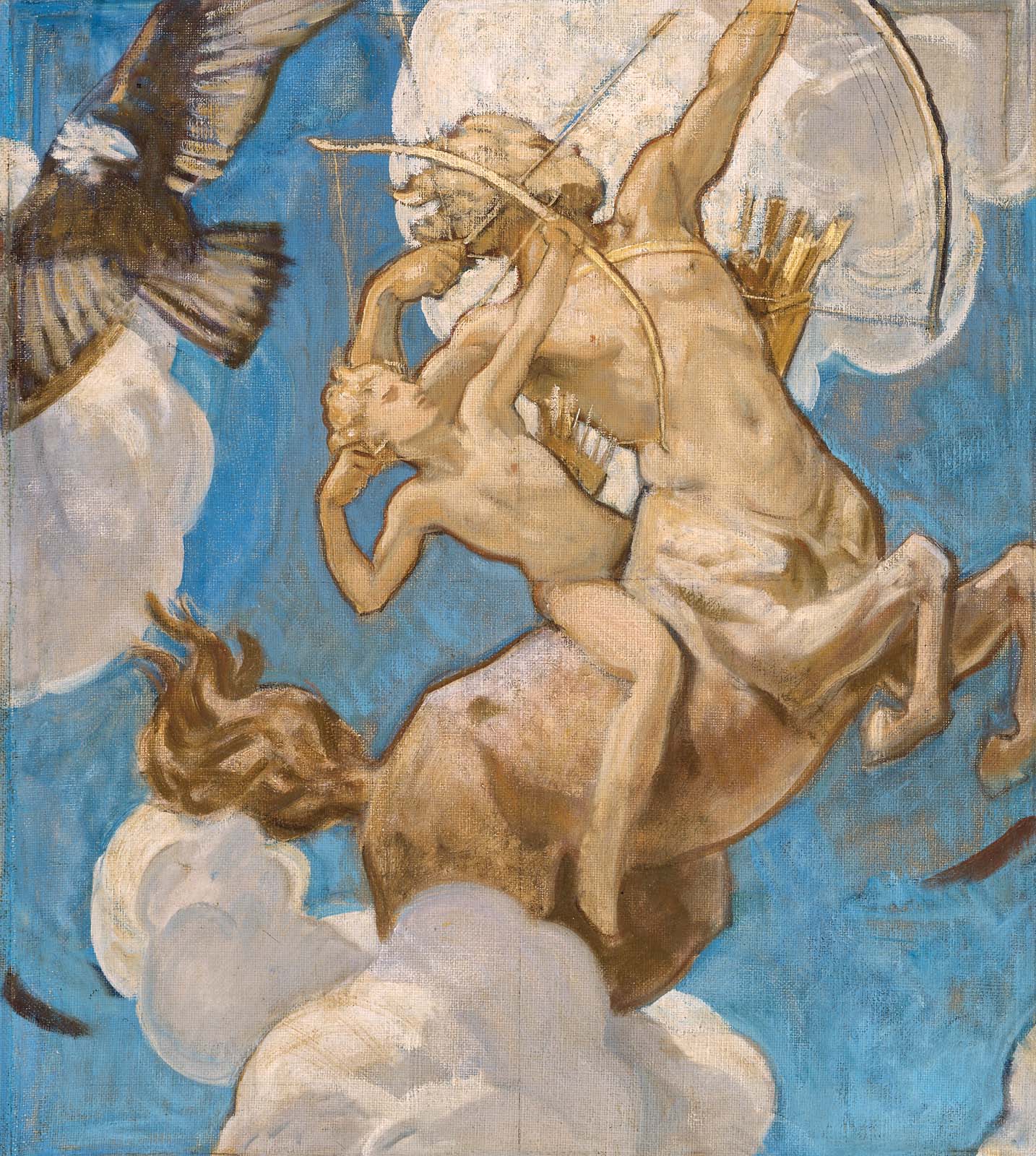 Reproduction du tableau « Esquisse pour Chiron et Achille - John Singer Sargent » par Alpha Reproduction en peinture à l’huile