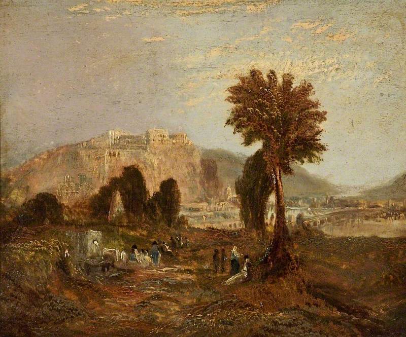 Reproduction du tableau « Ehrenbreitstein, Germany - J. M. W. Turner » par Alpha Reproduction en peinture à l’huile