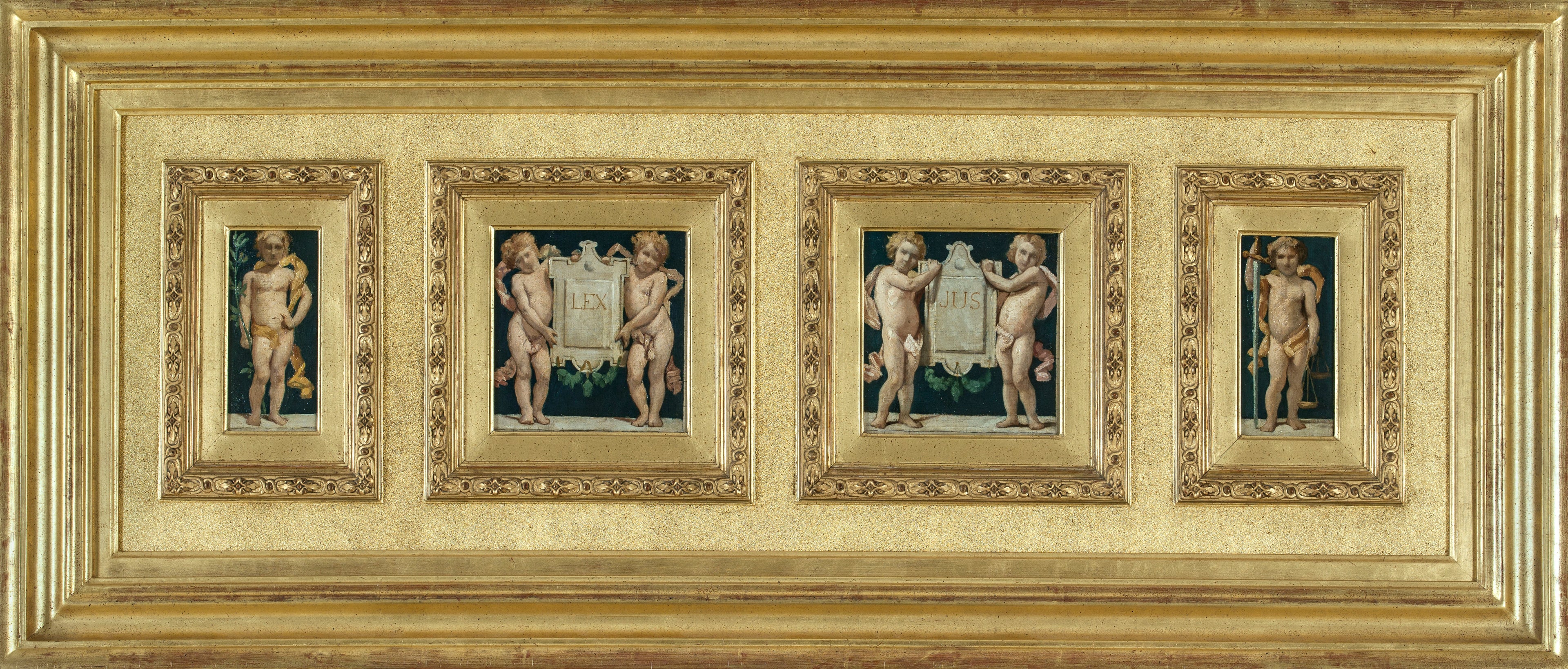 Esquisse pour la salle d'audience de la Cour des Assises du Palais de Justice de Paris : La Justice - Léon Bonnat
