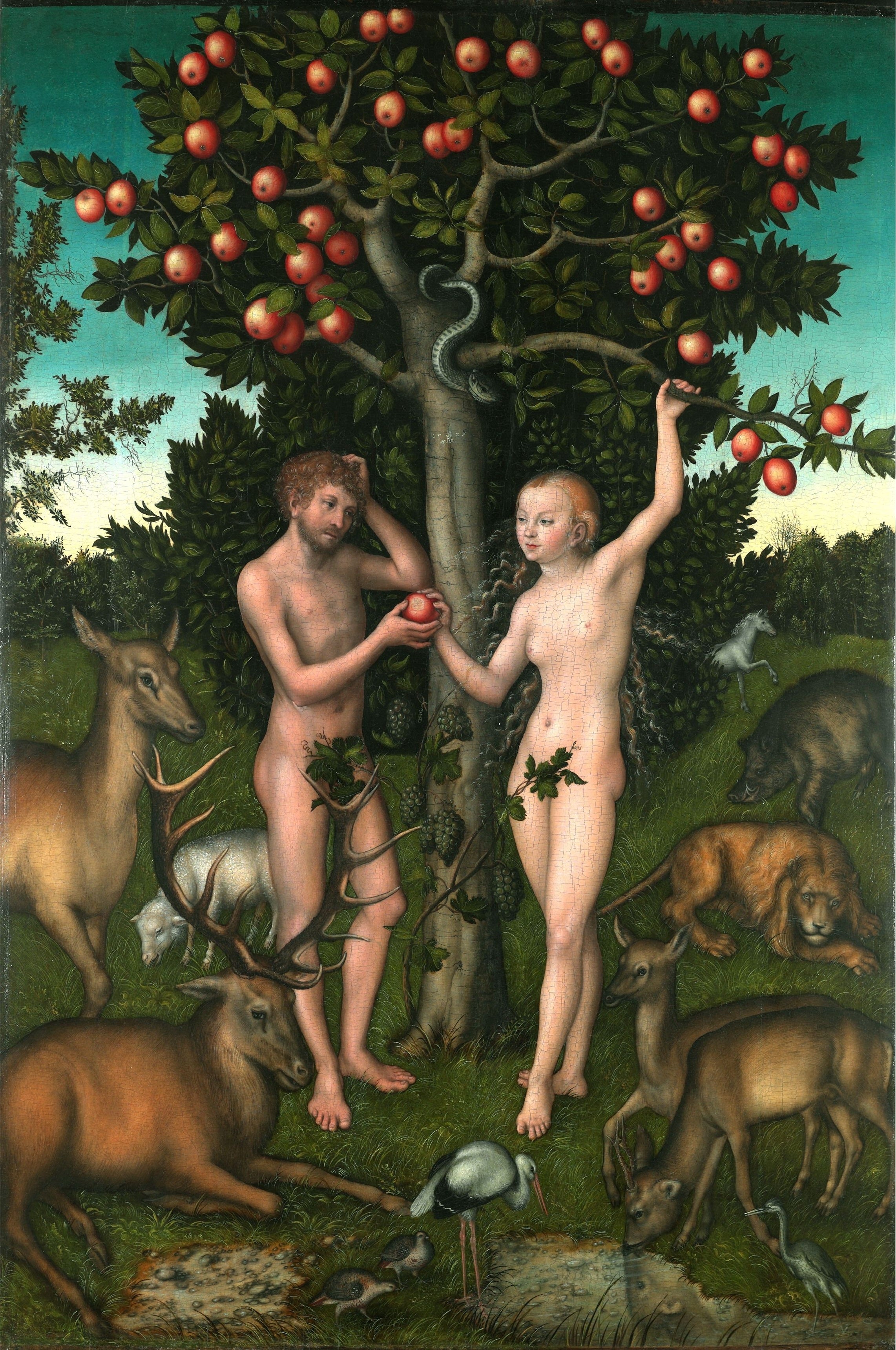 Adam et Ève - Lucas Cranach the Elder