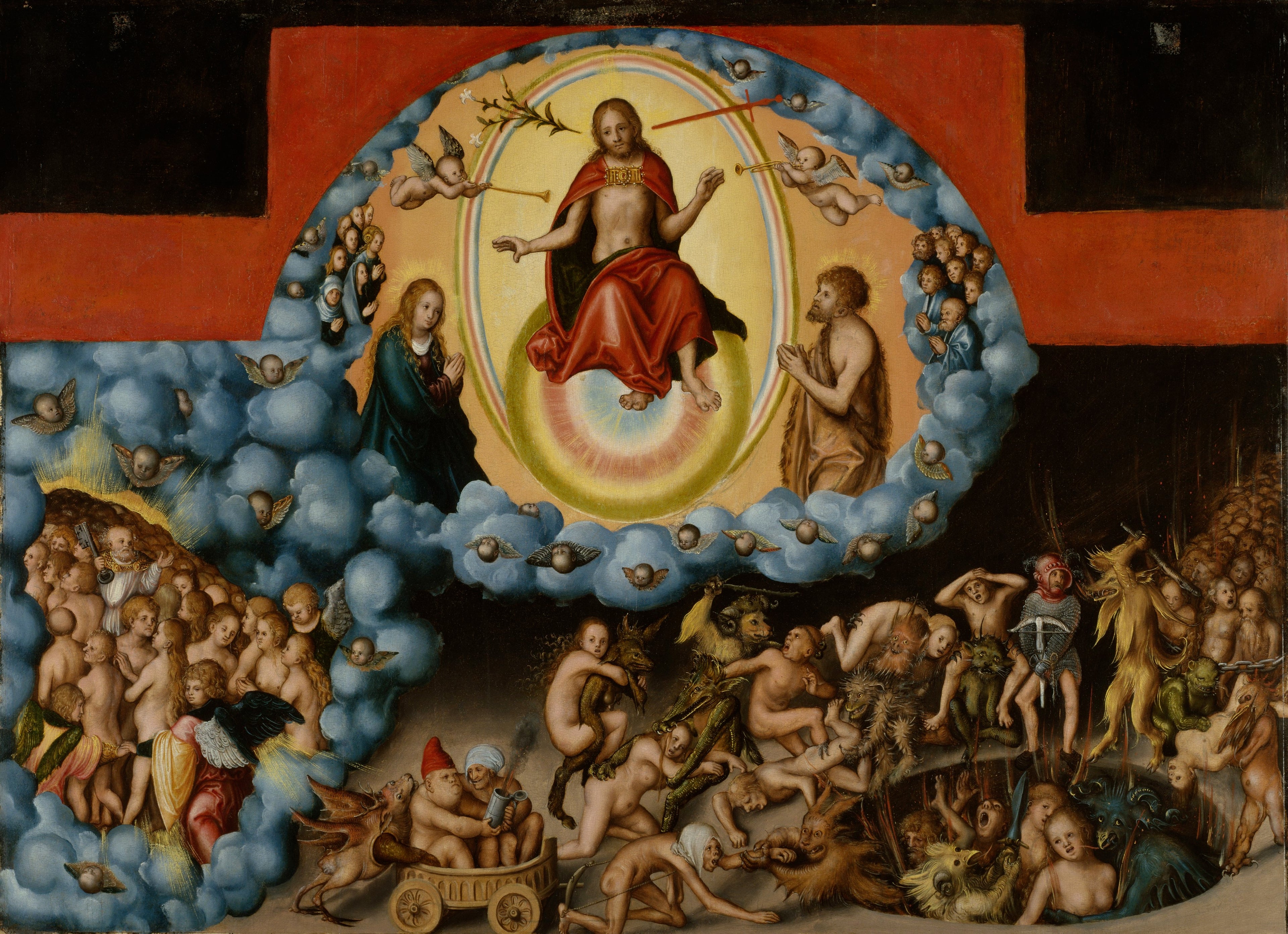 Jour du jugement - Lucas Cranach the Elder