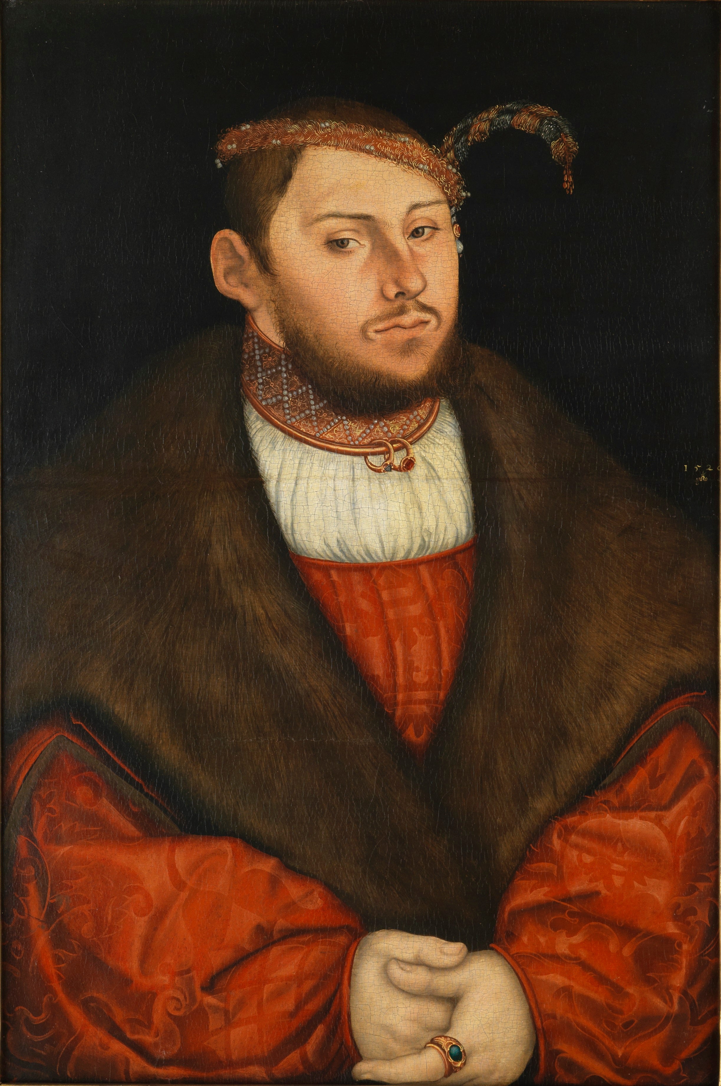 Portrait du prince-électeur Johann Friedrich - Lucas Cranach the Elder