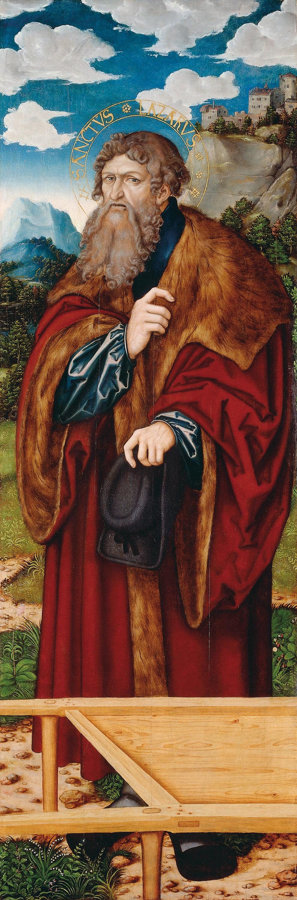 Autel de la Madeleine : Saint Lazare - Lucas Cranach the Elder