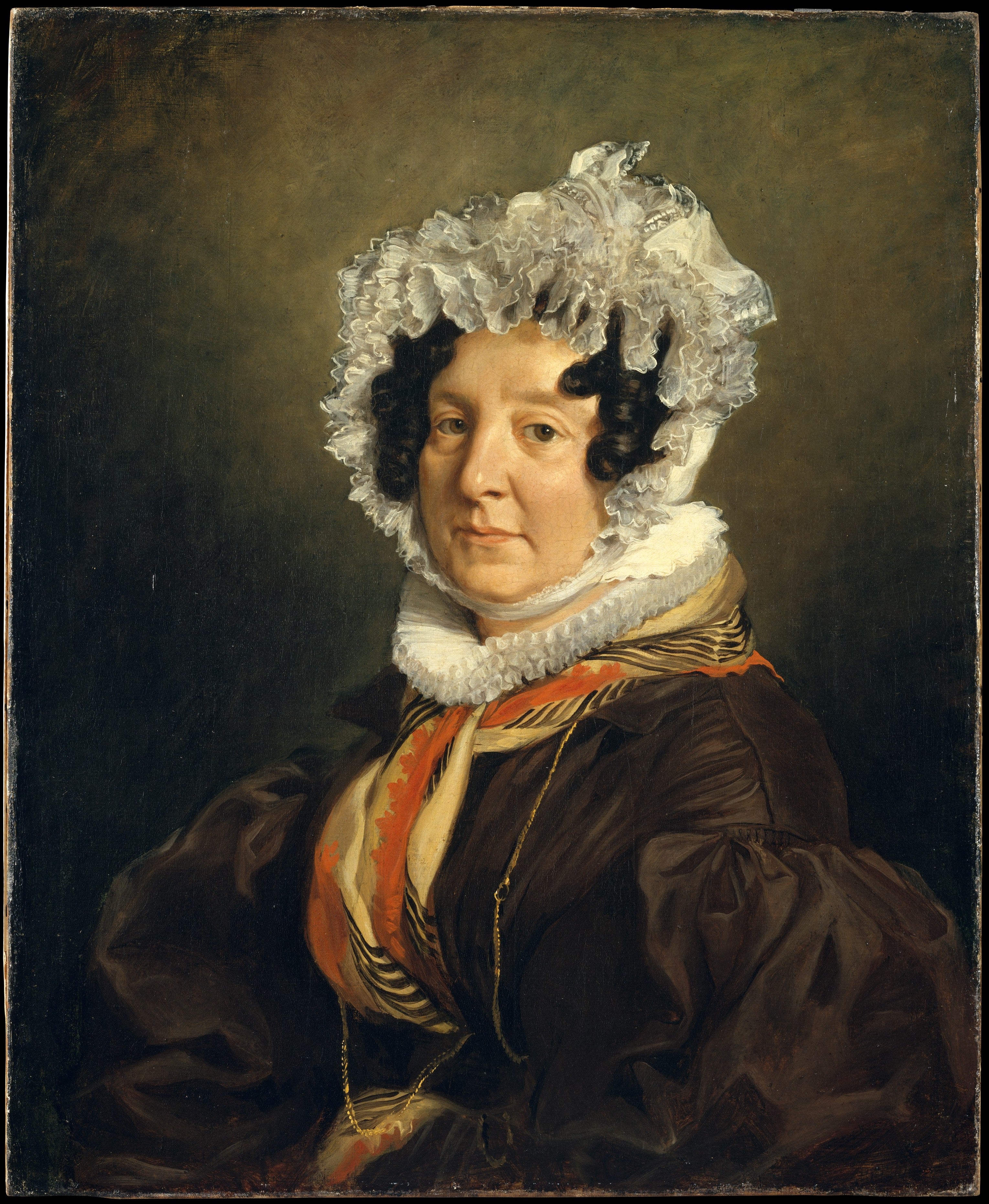 Reproduction du tableau « Madame Henri François Riesener (Félicité Longrois, 1786-1847) - Eugène Delacroix » par Alpha Reproduction en peinture à l’huile
