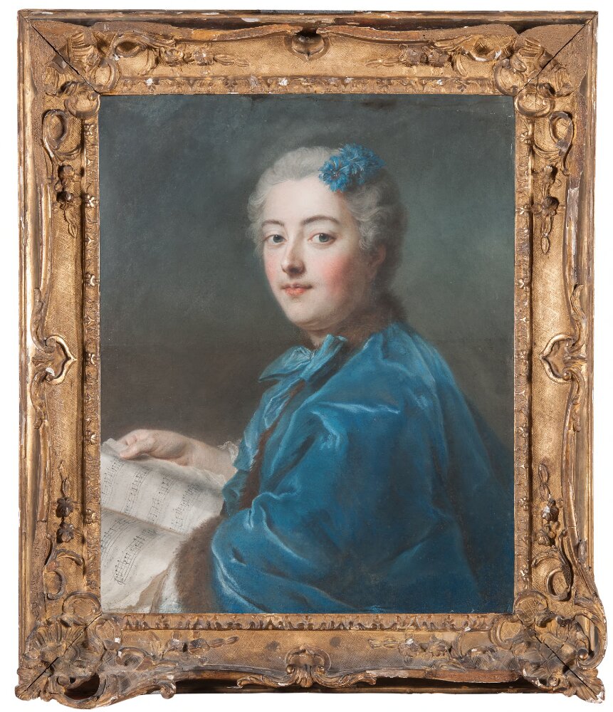 Marie-Sophie de Courcillon, duchesse de Pecquigny, princesse de Rohan - Maurice-Quentin de La Tour