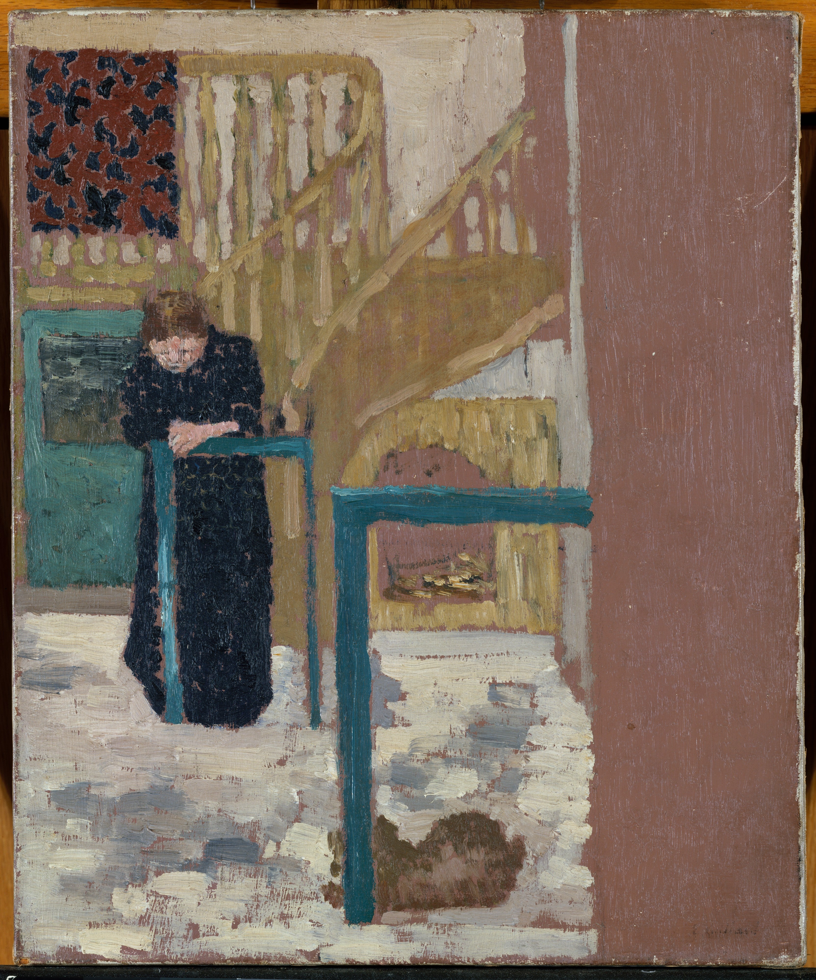Mme Vuillard dans l'atelier d'un scénographe - Édouard Vuillard