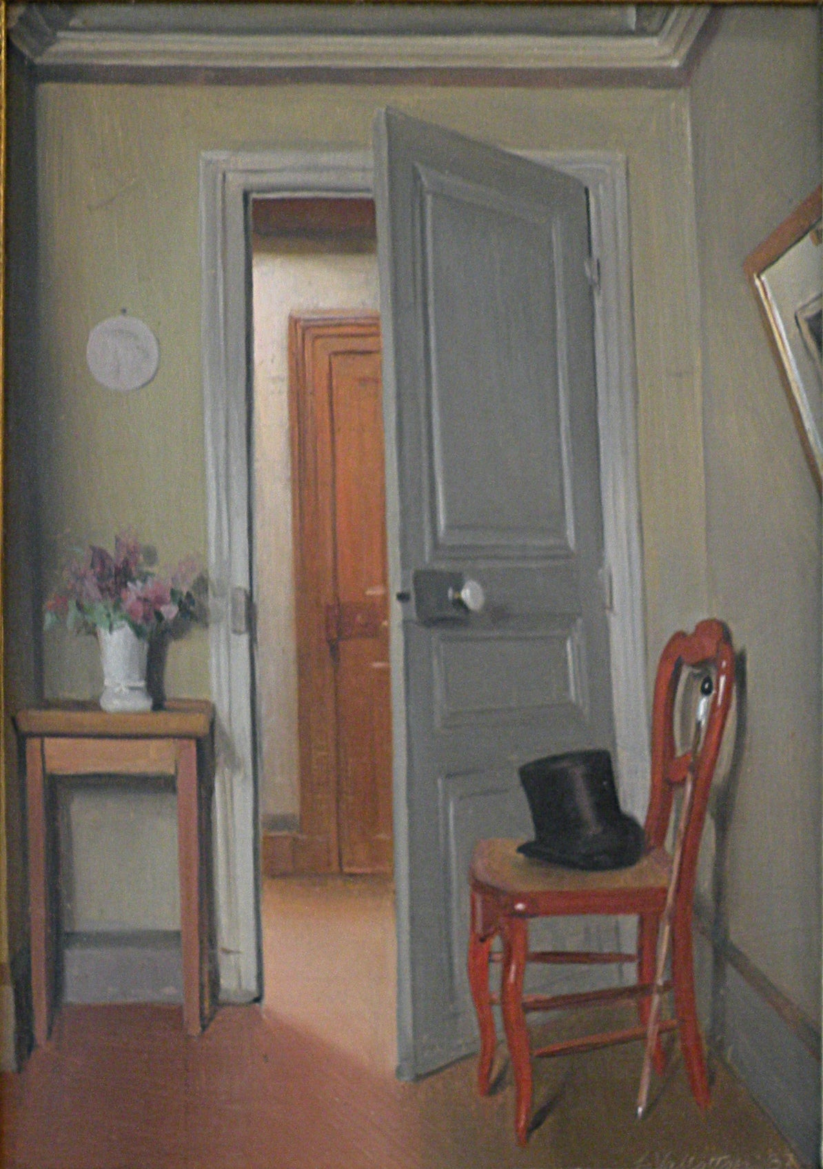 Le Haut-de-forme, intérieur - Félix Vallotton