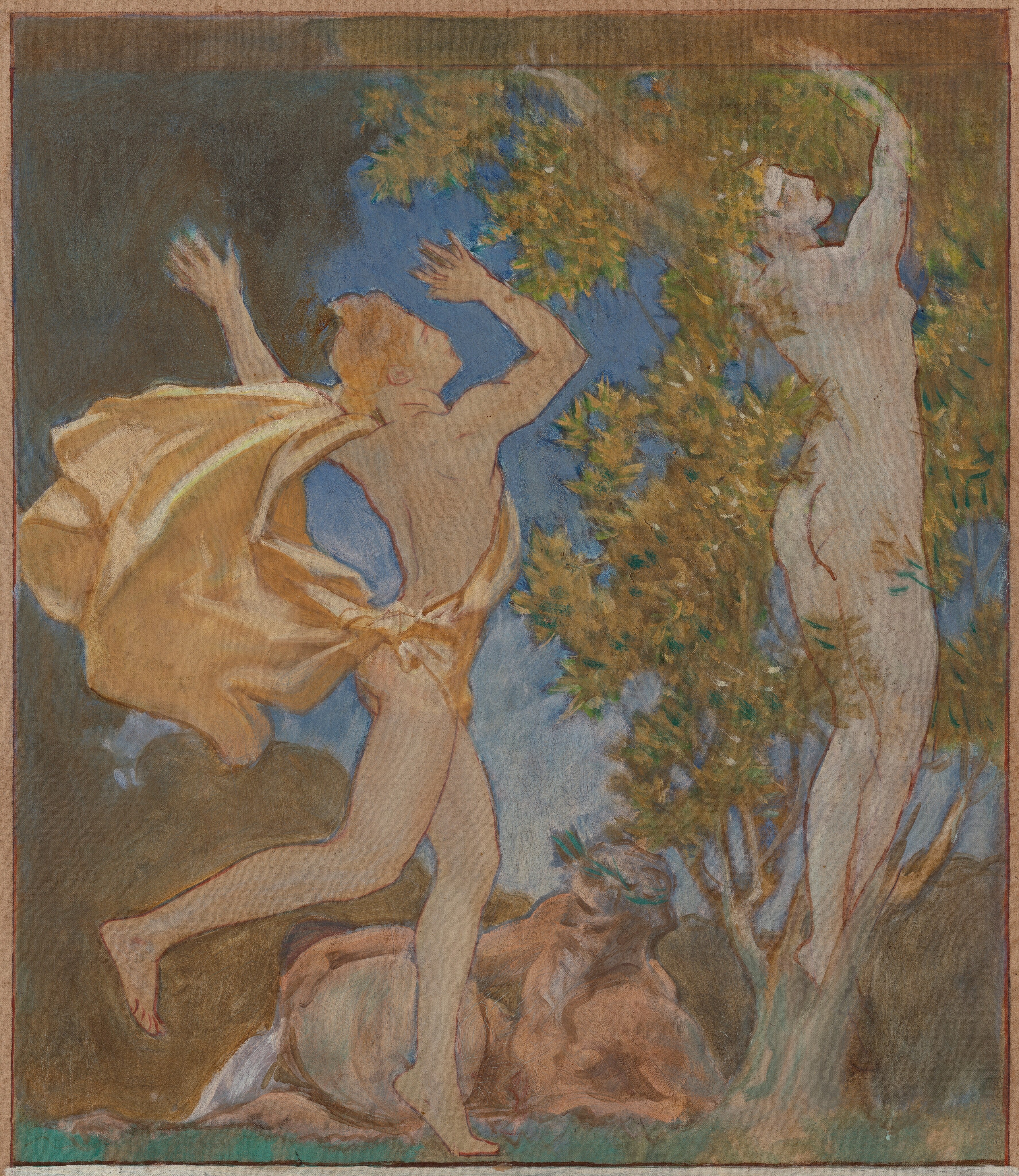 Reproduction du tableau « Apollon et Daphné - John Singer Sargent » par Alpha Reproduction en peinture à l’huile