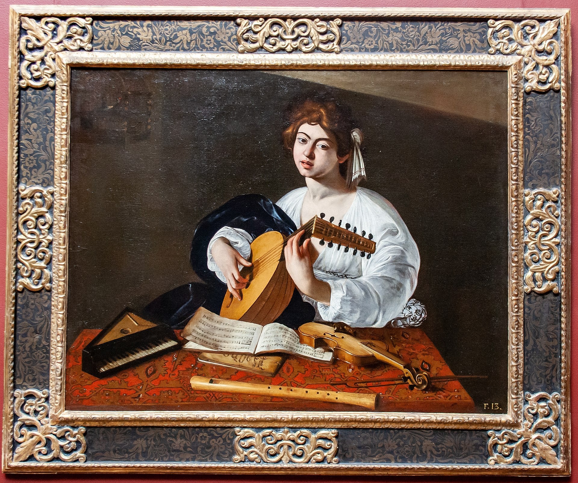 리라 연주자 - 카라바조