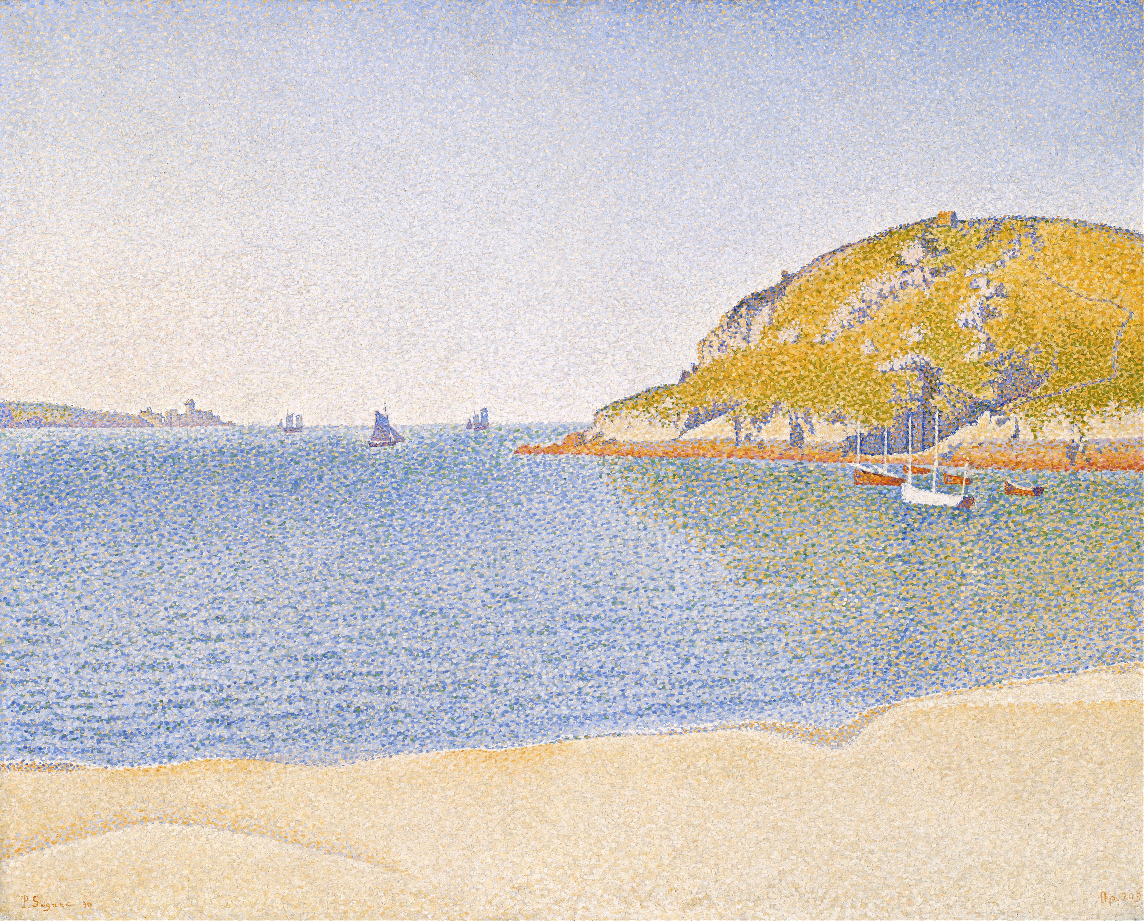 Reproduction du tableau « Port de Saint-Cast - Paul Signac » par Alpha Reproduction en peinture à l’huile