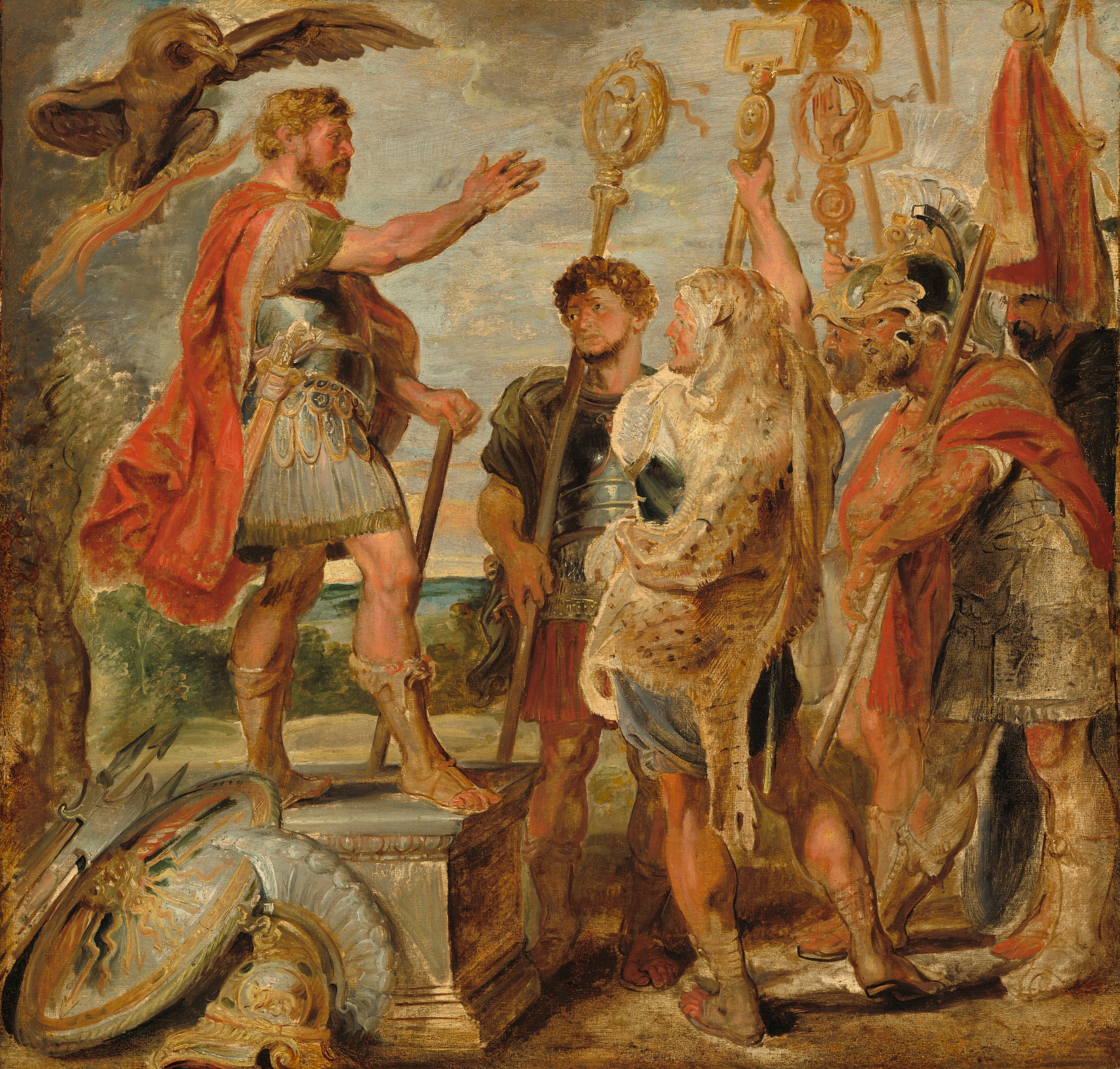 Decius Mus s'adressant aux légions - Peter Paul Rubens