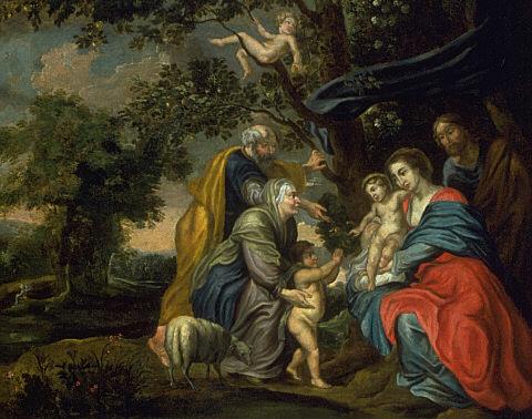 Sainte Famille sous un pommier - Peter Paul Rubens