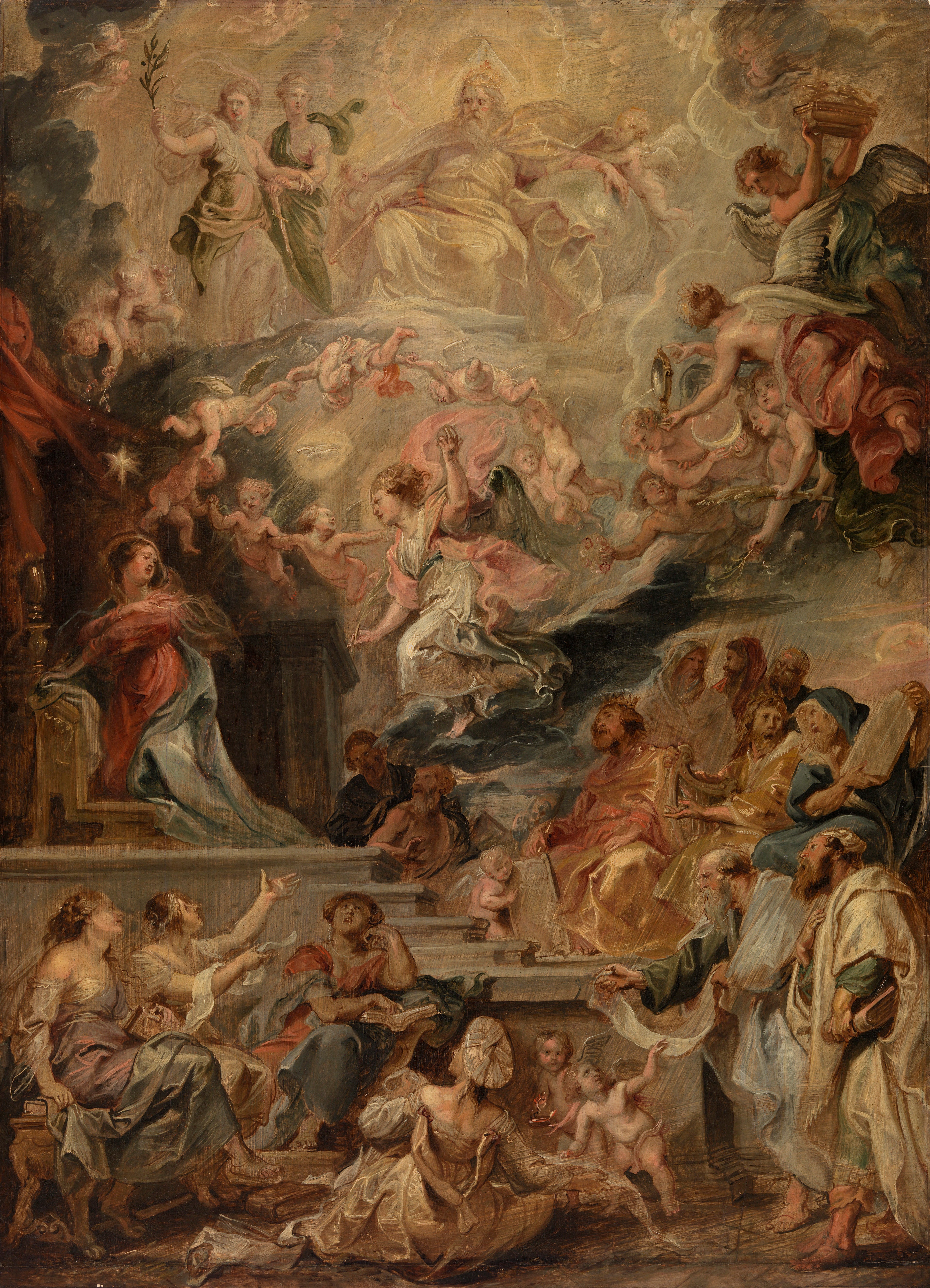 L'Incarnation comme accomplissement de toutes les prophéties - Peter Paul Rubens