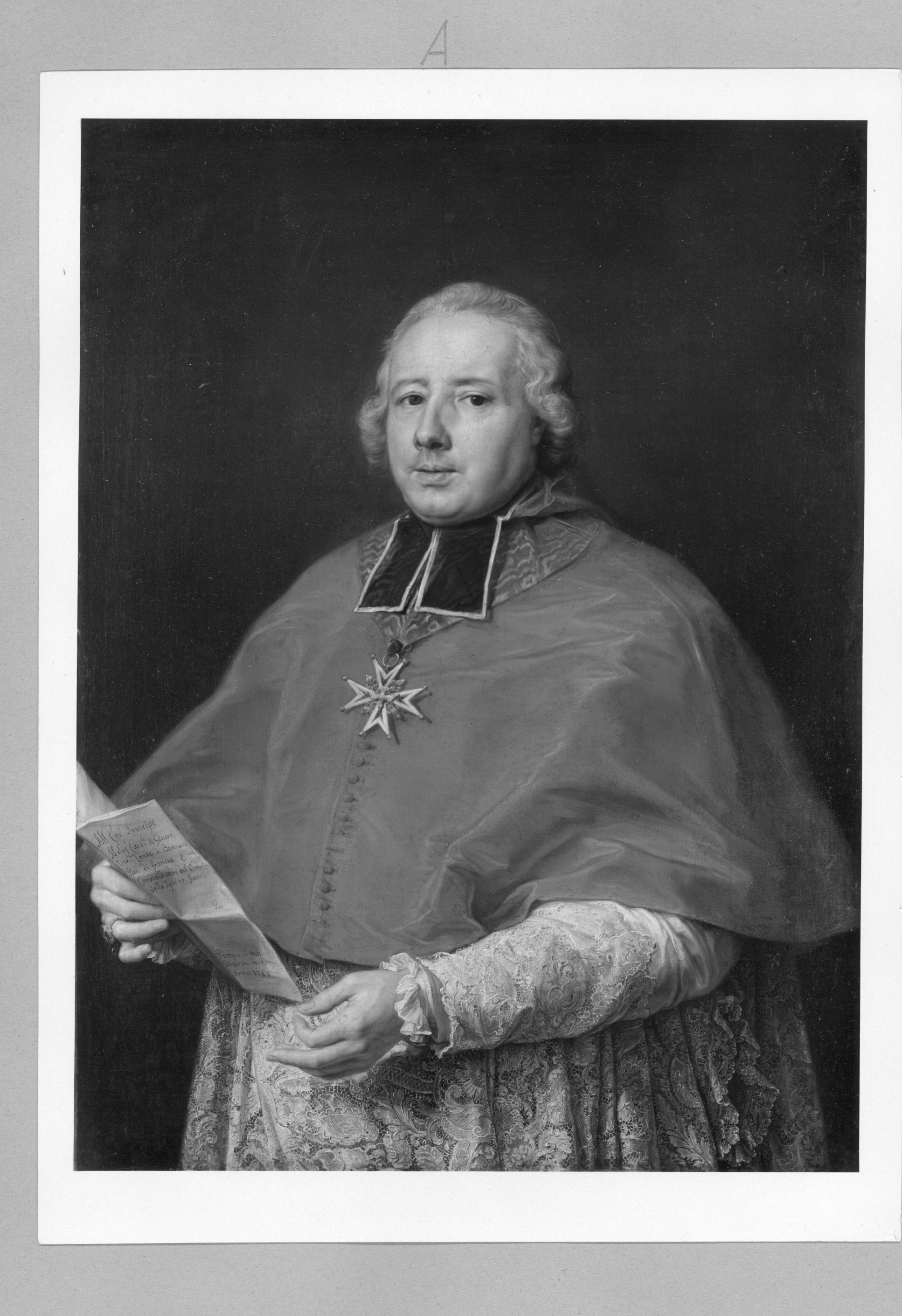 portrait d'un cardinal - Pompeo Batoni