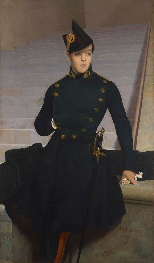 Reproduction du tableau « Portrait de Claude-Armand Gérôme, frère de l'artiste - Jean-Léon Gérôme » par Alpha Reproduction en peinture à l’huile