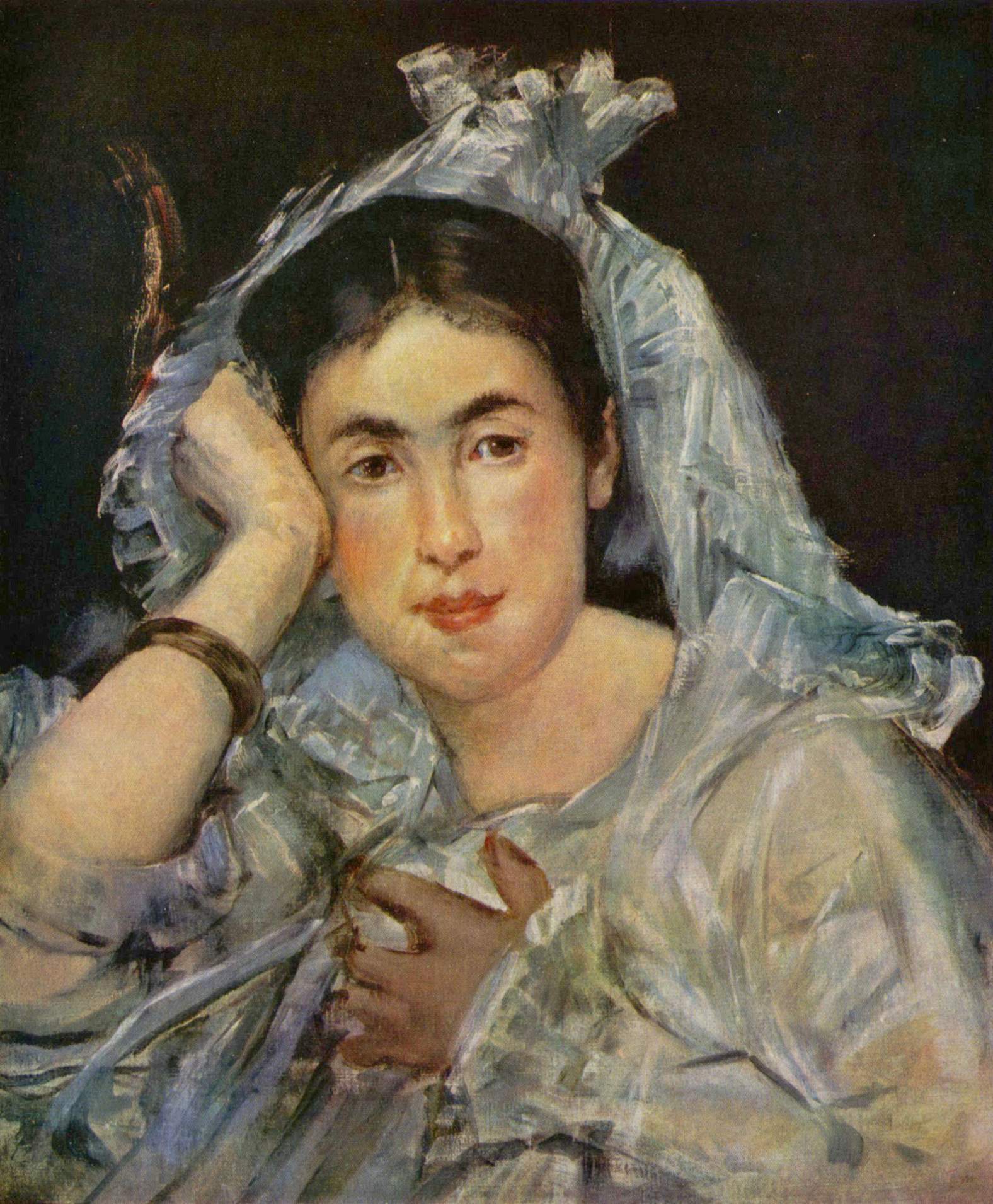 Reproduction du tableau « Marguerite de Conflans au capuchon - Édouard Manet » par Alpha Reproduction en peinture à l’huile