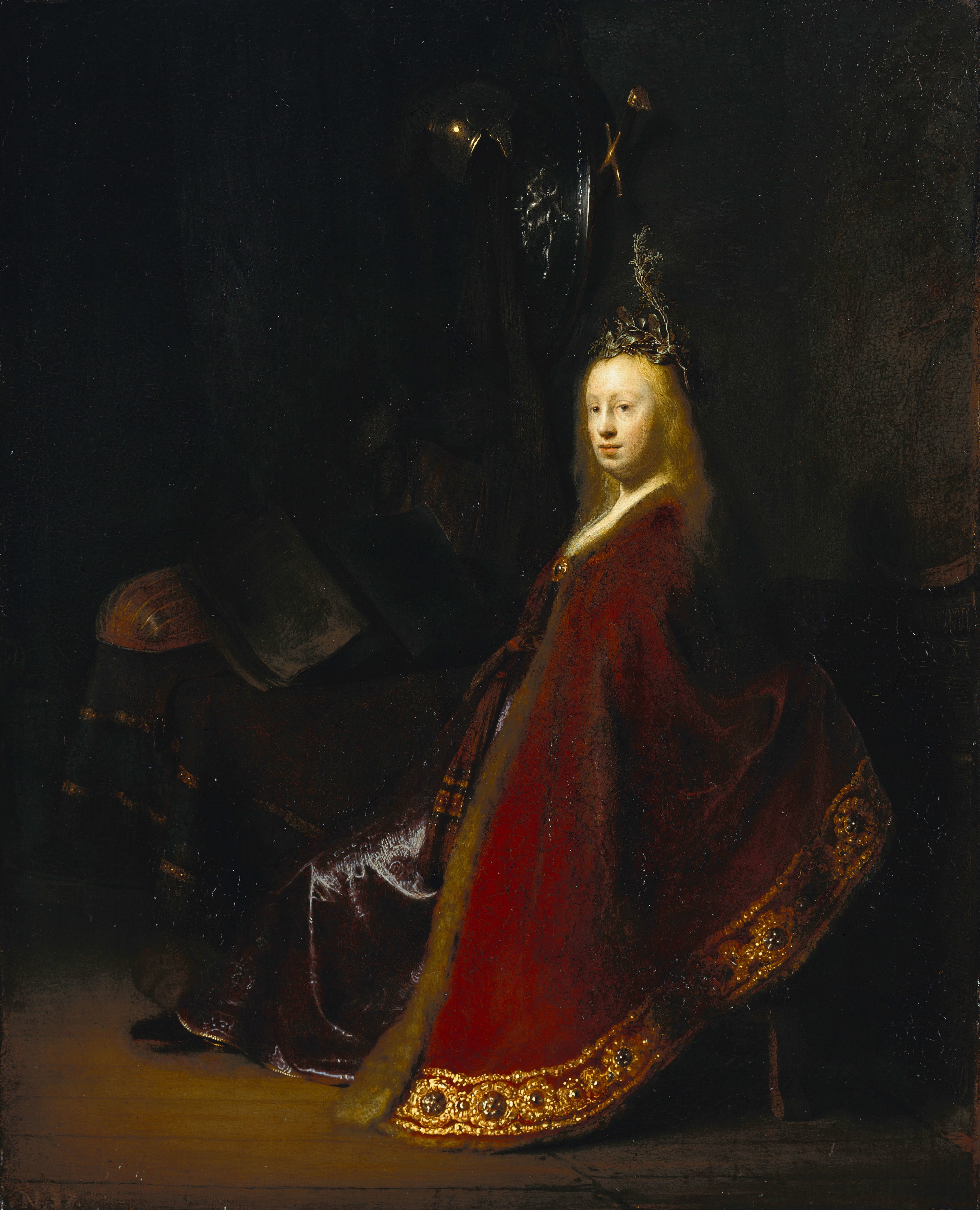 Reproduction du tableau « Minerve - Rembrandt » par Alpha Reproduction en peinture à l’huile