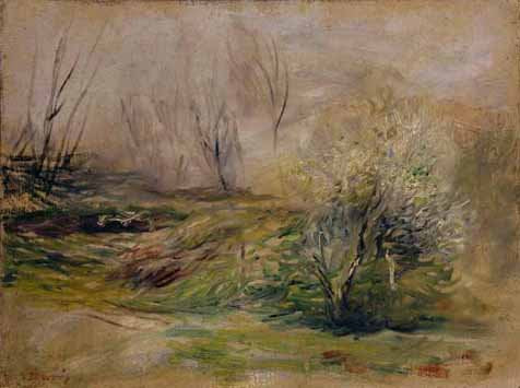 Reproduction du tableau « Paysage - Pierre-Auguste Renoir » par Alpha Reproduction en peinture à l’huile