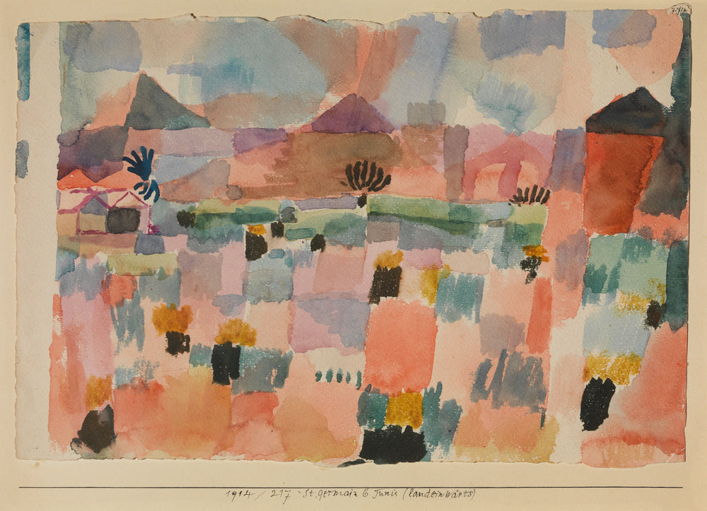 Saint-Germain près de Tunis (à l'intérieur des terres) - Paul Klee