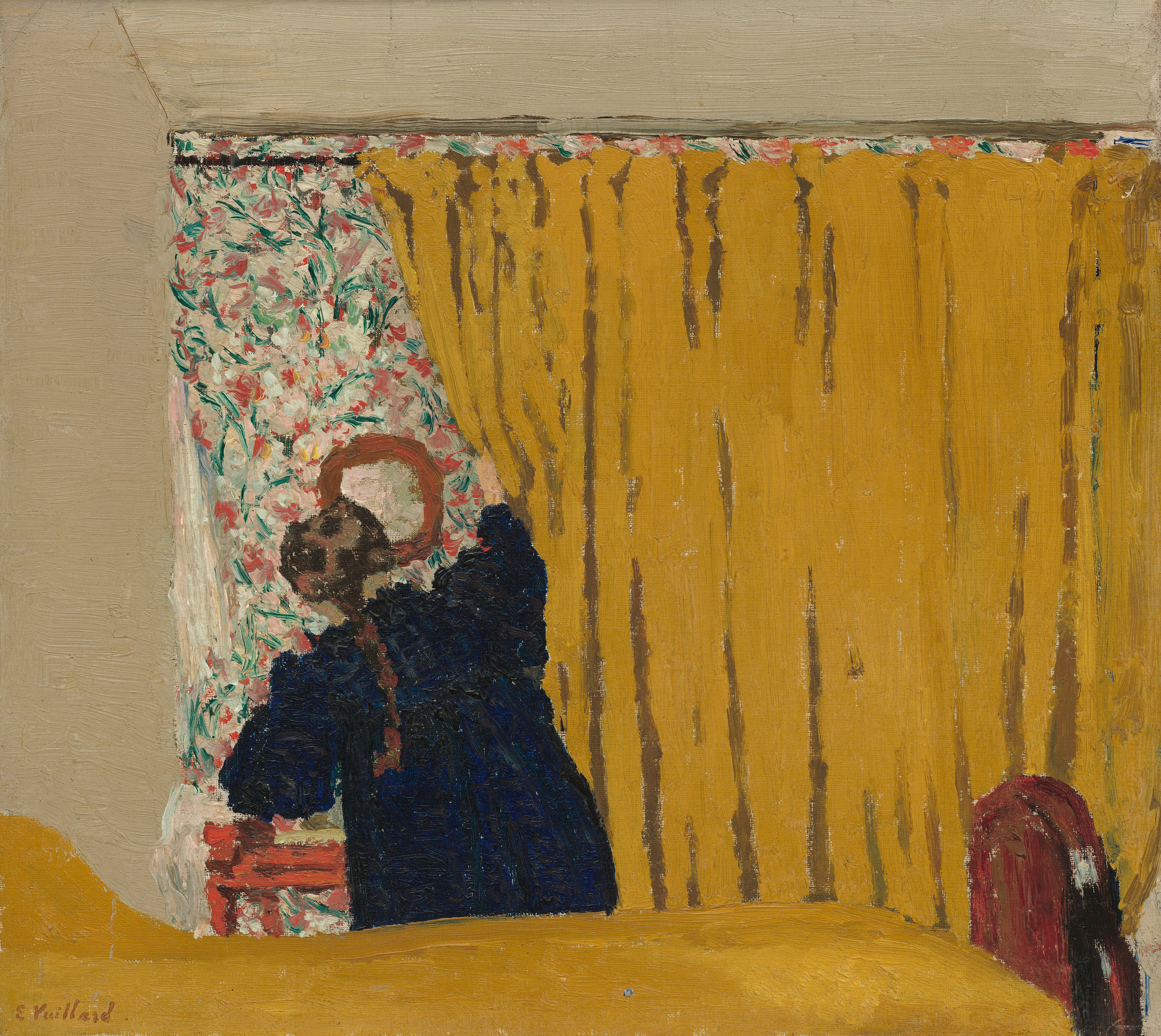 Le rideau jaune - Édouard Vuillard