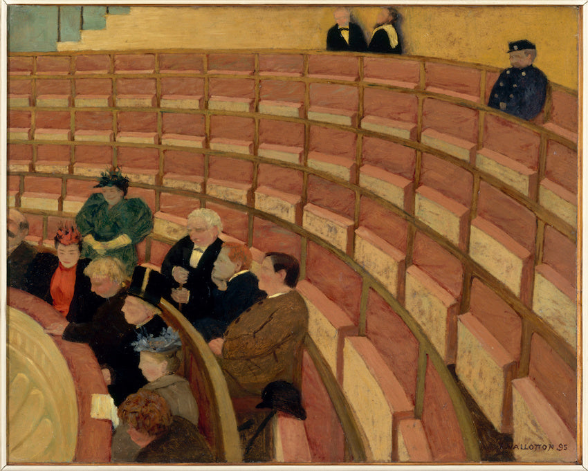 La Troisième galerie du théâtre du Châtelet - Félix Vallotton